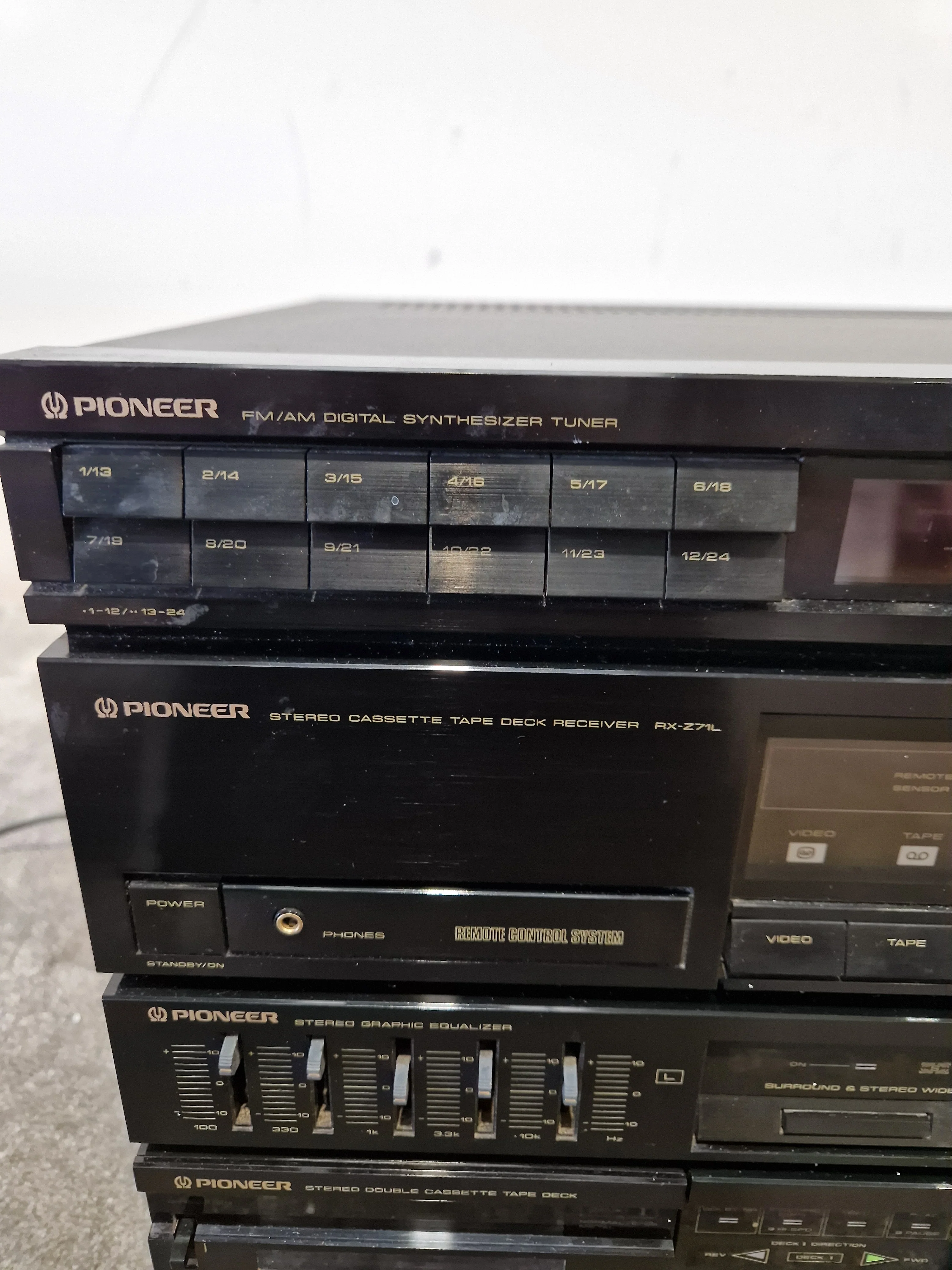 Pioneer RX-Z7L Hi-fi Stack  - High-Fidelity Audio System - Excellent w/ Manuals & Certification & Remote control - Image 8