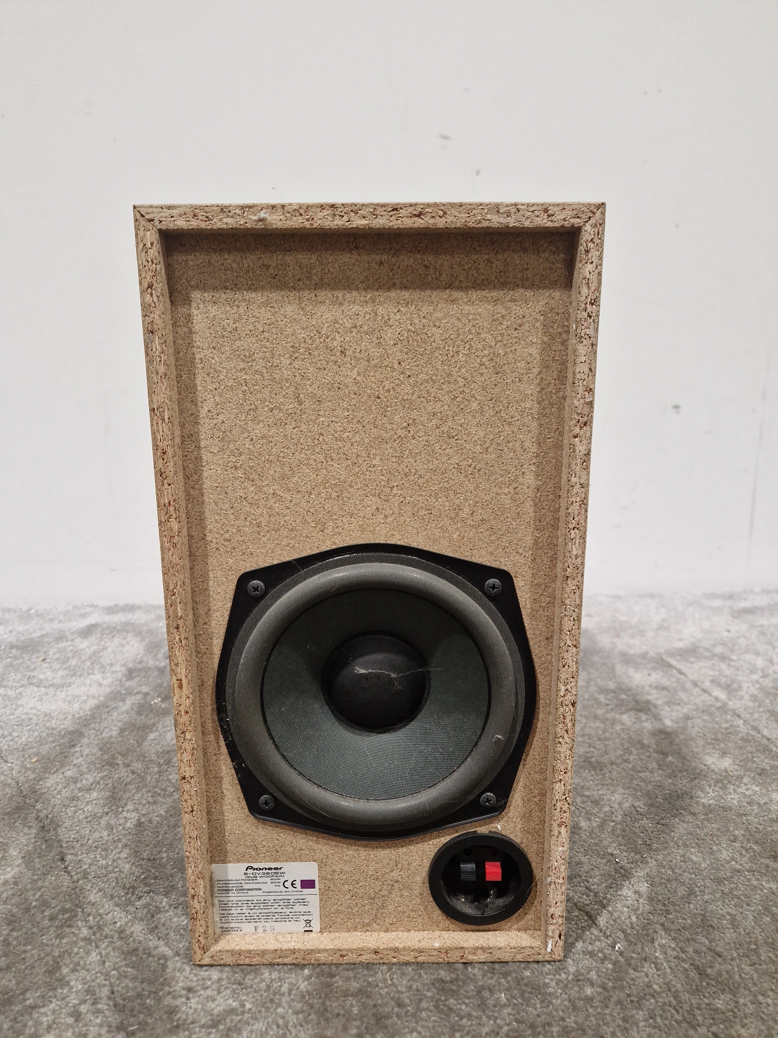 Pioneer S-DV360SW - Subwoofer Speaker - Silver - Excellent w/ Original Box - Image 6
