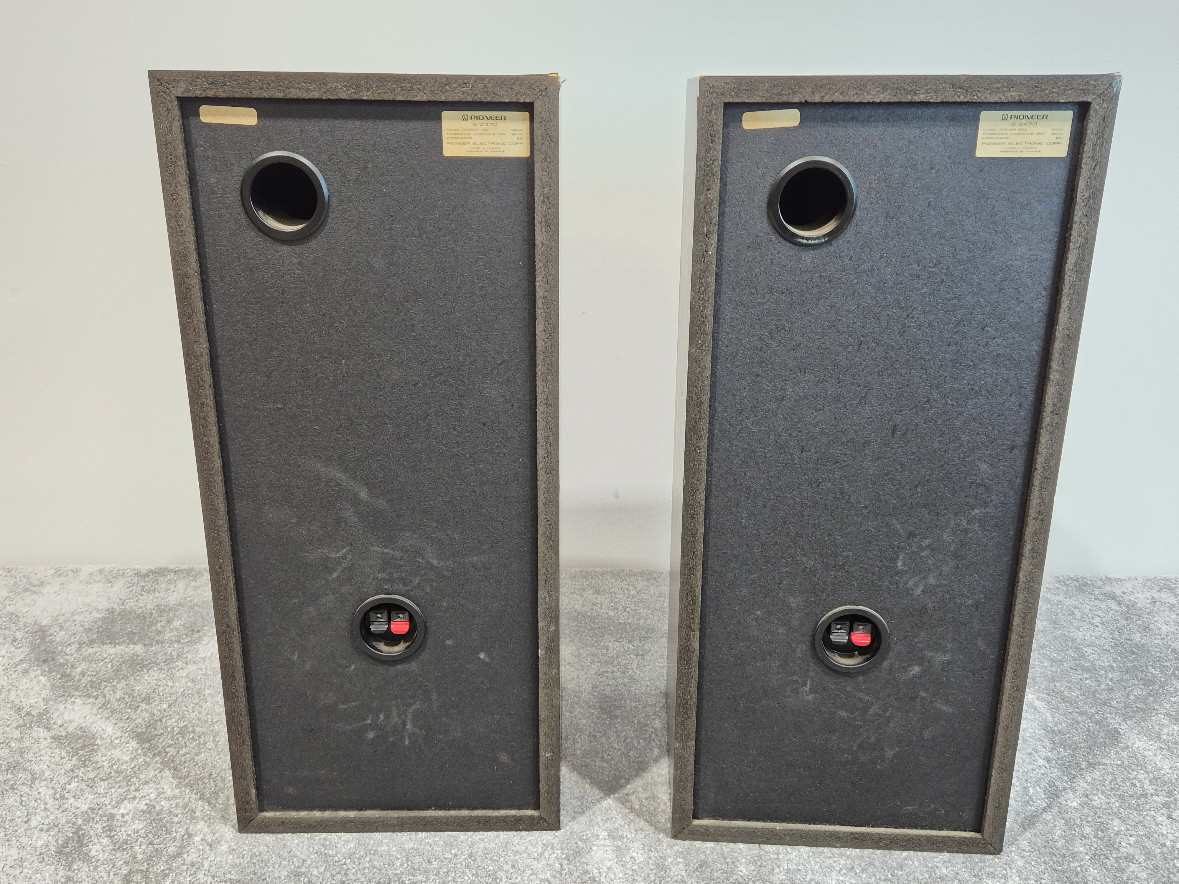 Pioneer S-Z470 Speakers - Vintage HiFi Speaker Monitors - Pair - Image 8