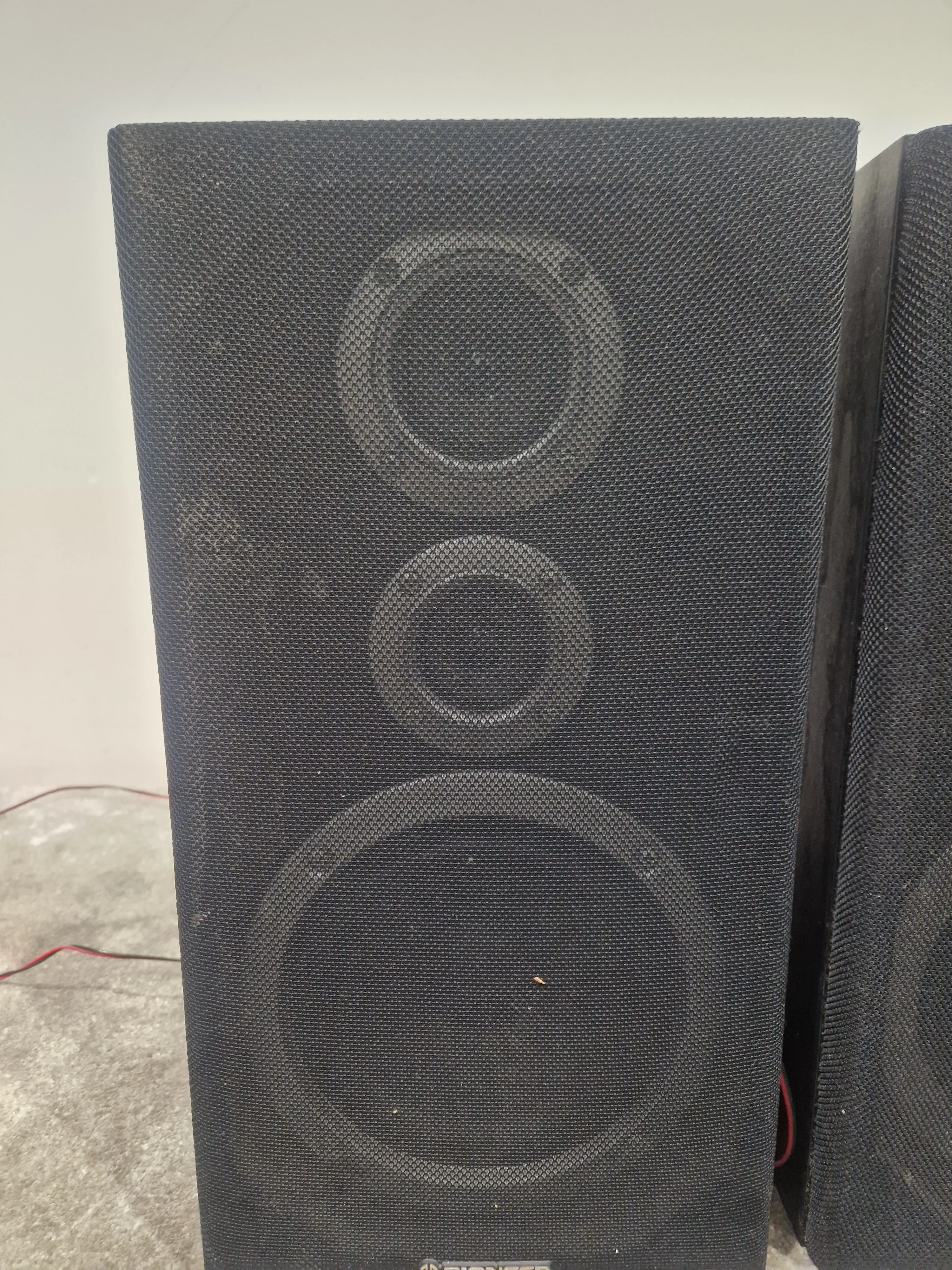 Pioneer S-Z74 3-Way Hi-Fi Speakers - Pair - Black – Speaker - Good - Image 5