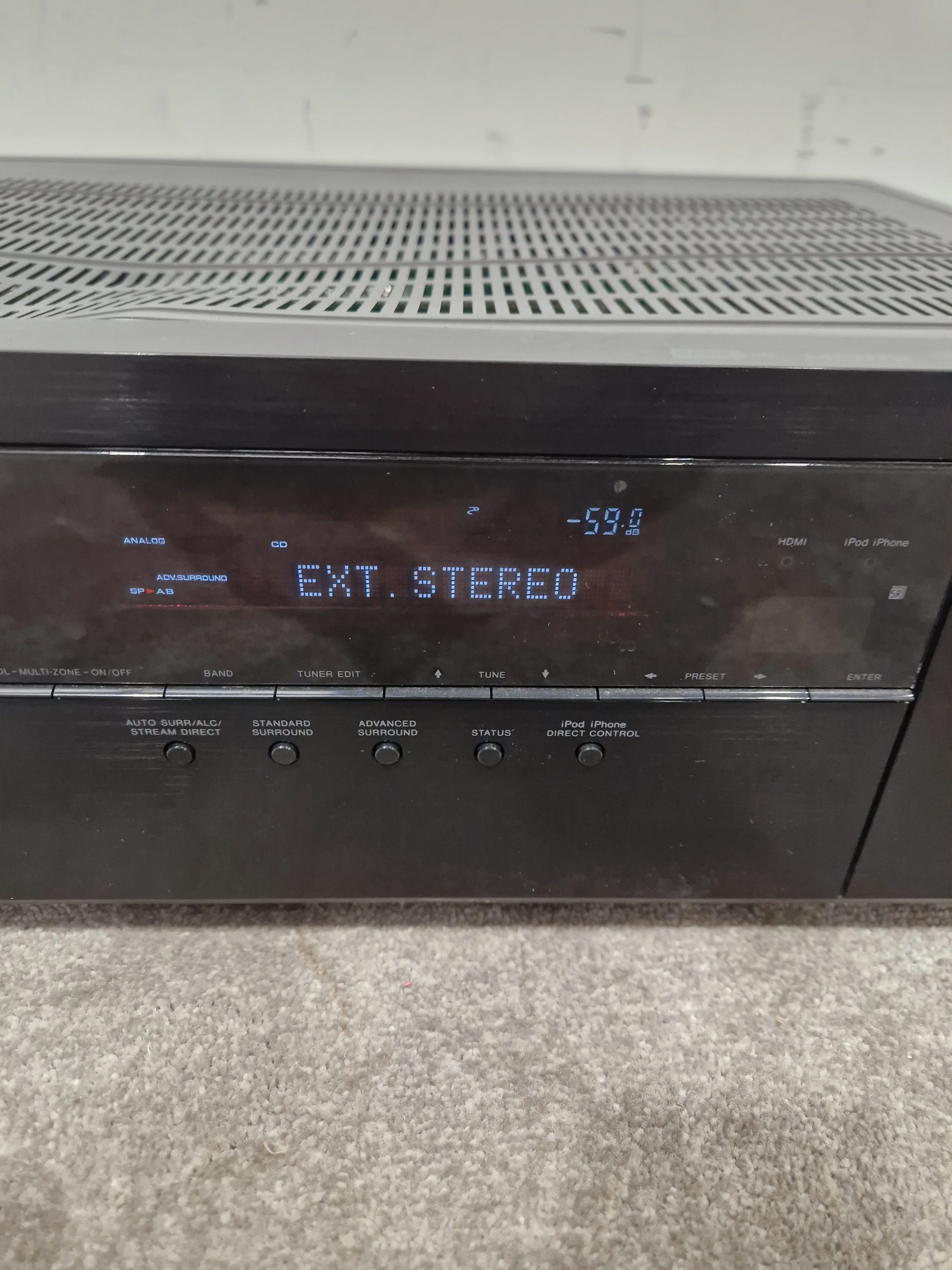 Pioneer VSX-924 - AV Receiver - Black - Good w/ Cables & Remote - Image 6