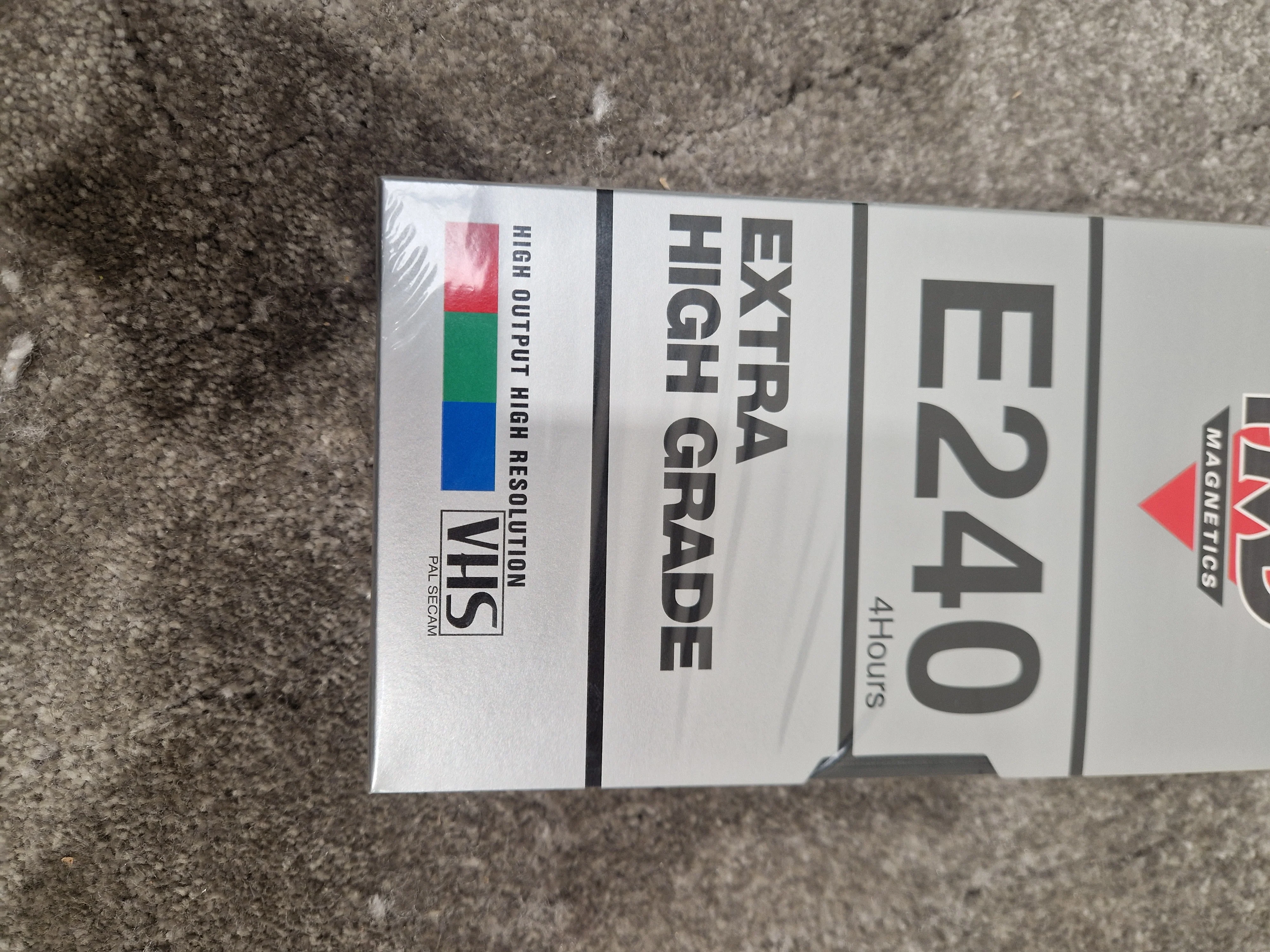 PMD Magnetics E240 VHS Tape - High Quality Recording, Long Play - Mint - Image 6