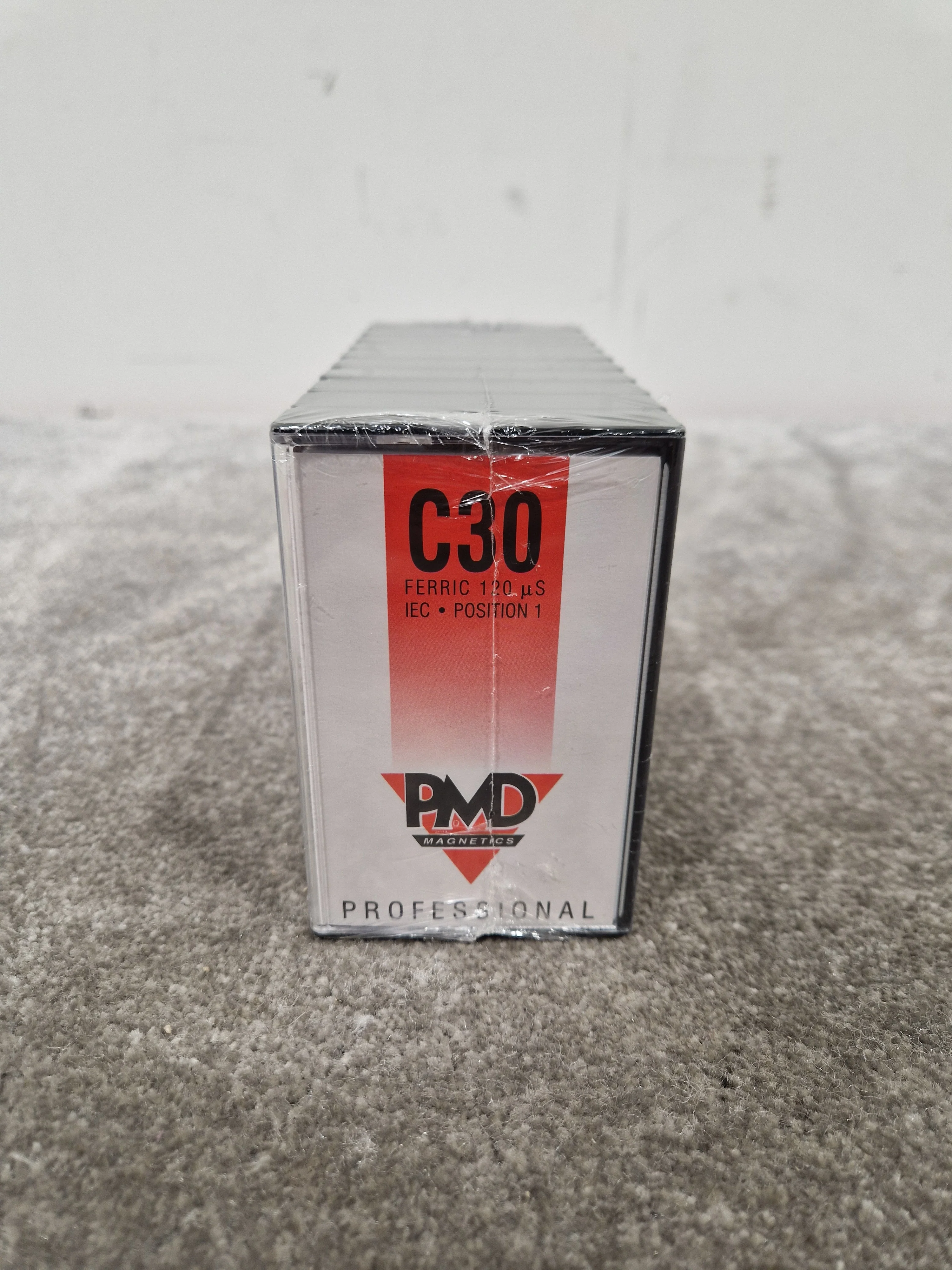 Pmd Magnetics C30 Professional Cassette Tape Sealed Pack OF 10 - Audio Recording Media - High-Quality Recording - Mint - Image 2