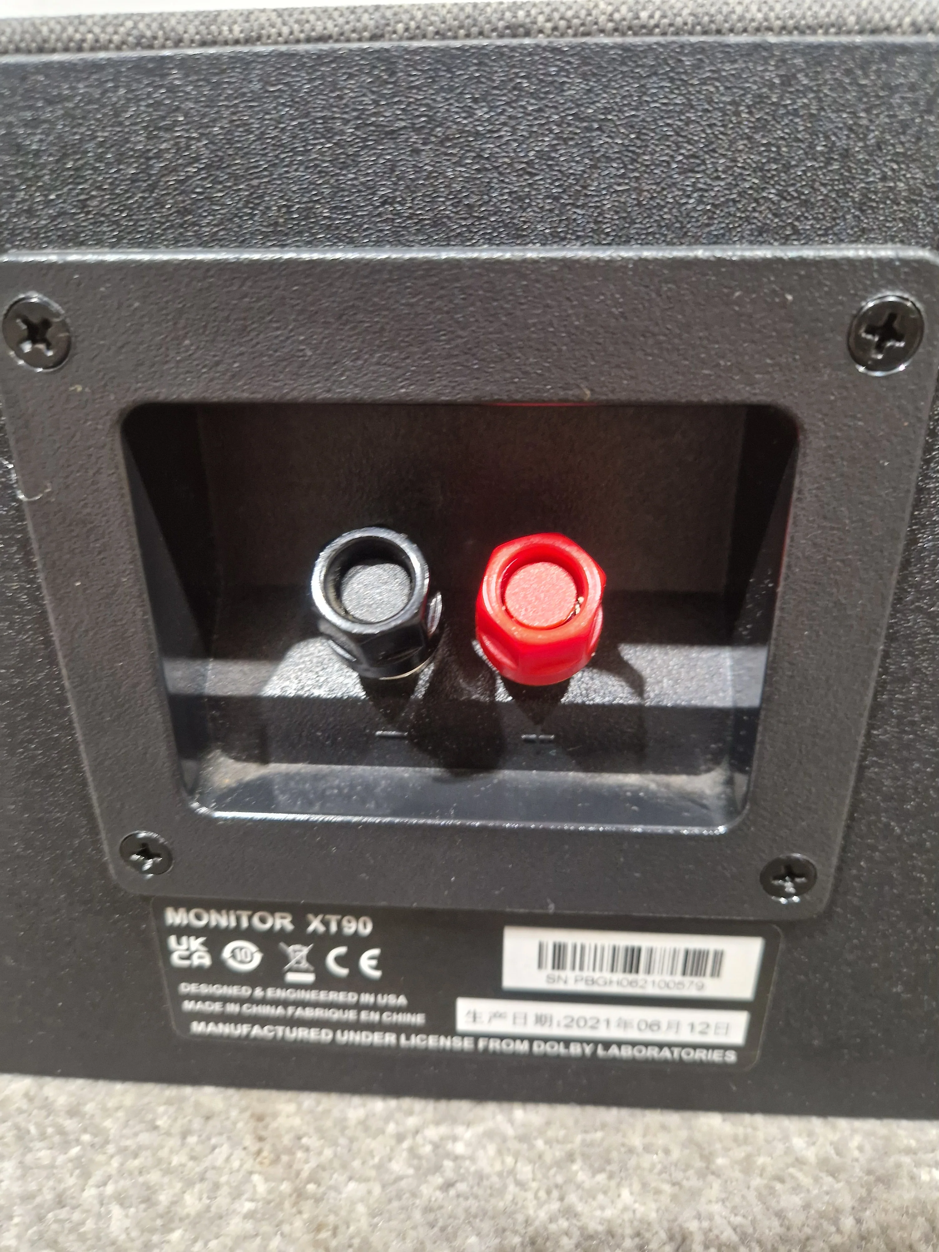 Polk XT90 Speakers - Dynamic Surrounds - Very Good - Image 3