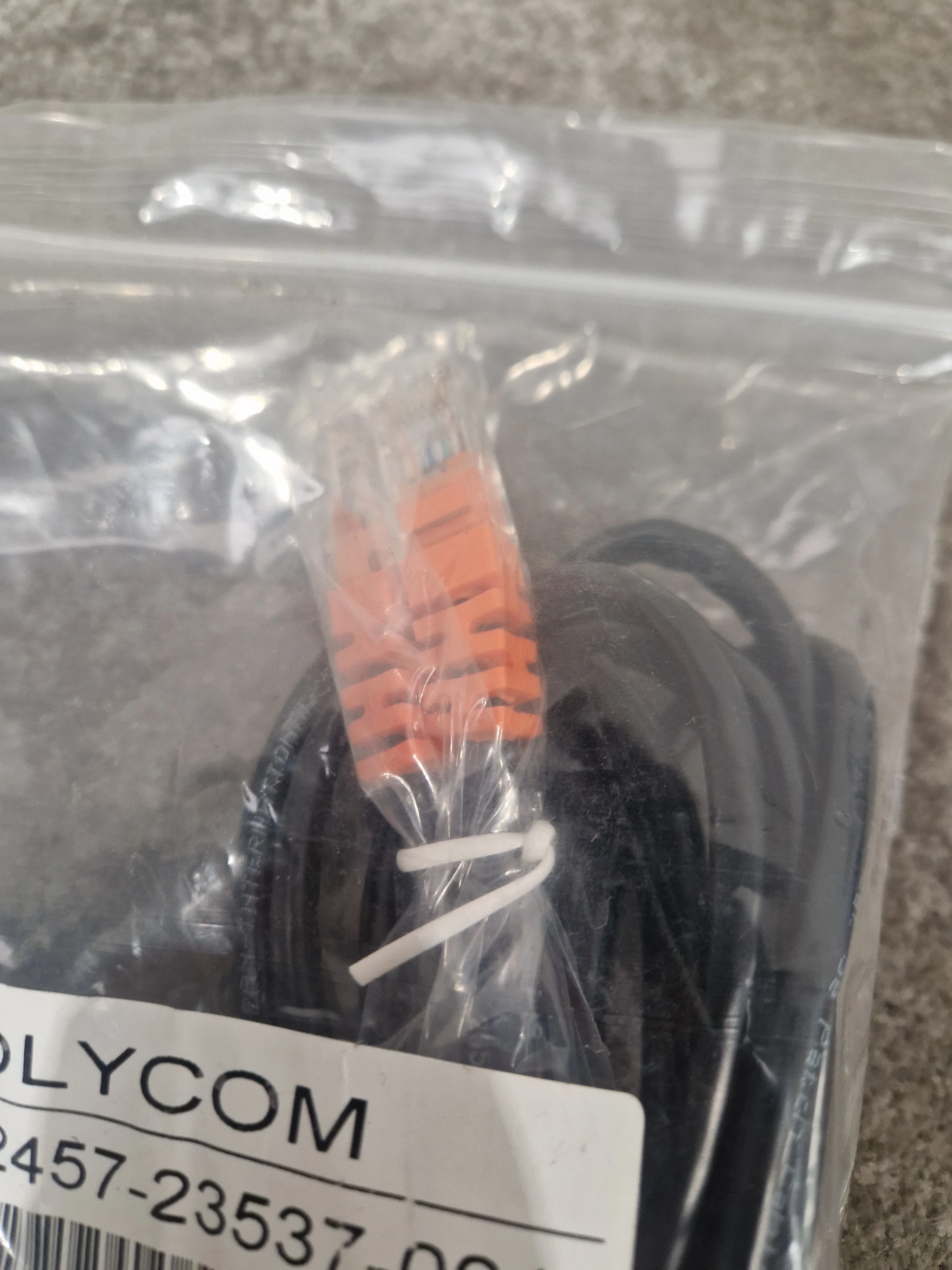 Polycom 3.66M Ethernet Cable - High-Speed Data Transfer - Excellent w/ Original Packing - Image 2