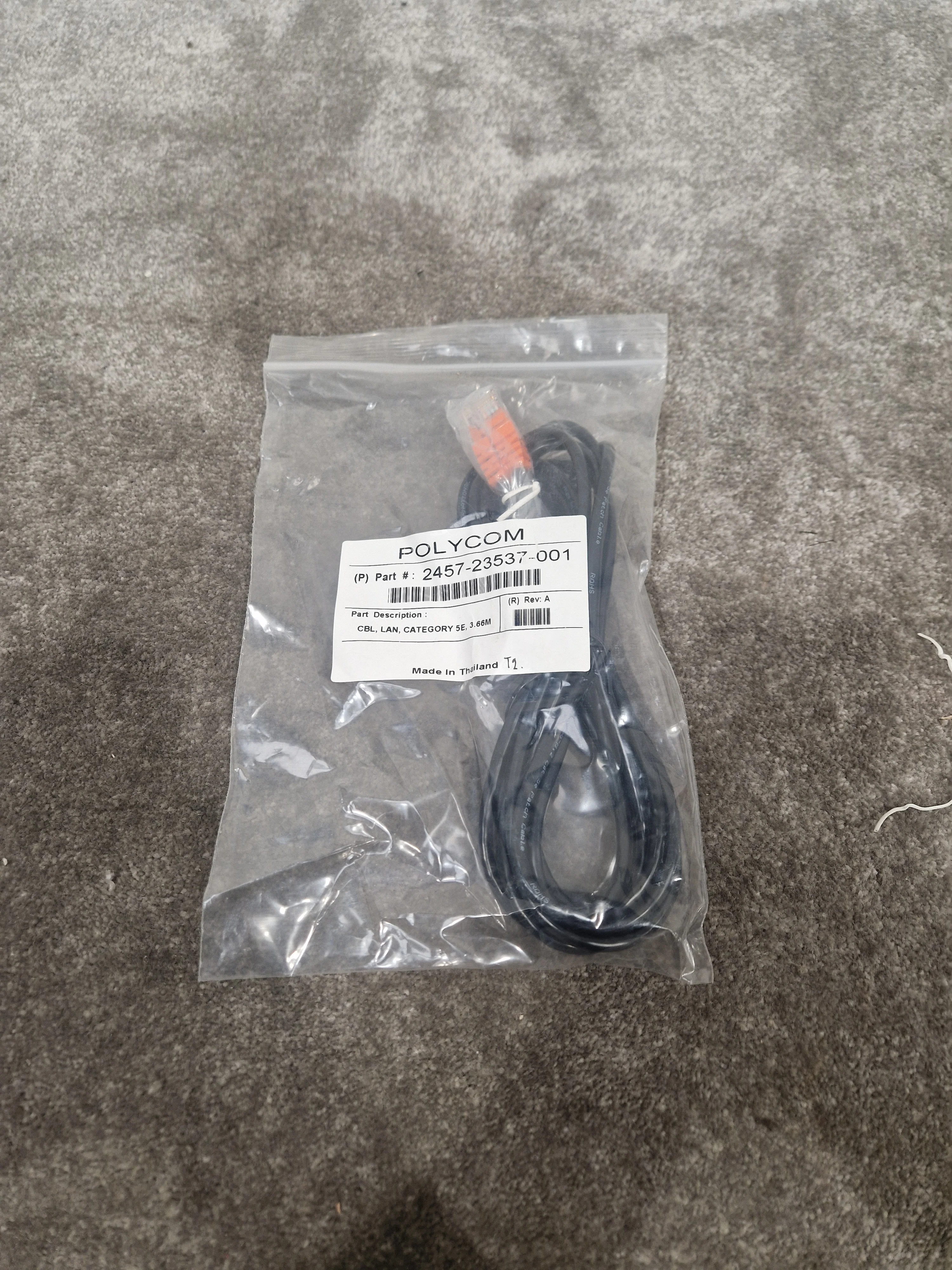 Polycom 3.66M Ethernet Cable - High-Speed Data Transfer - Excellent w/ Original Packing - Image 4