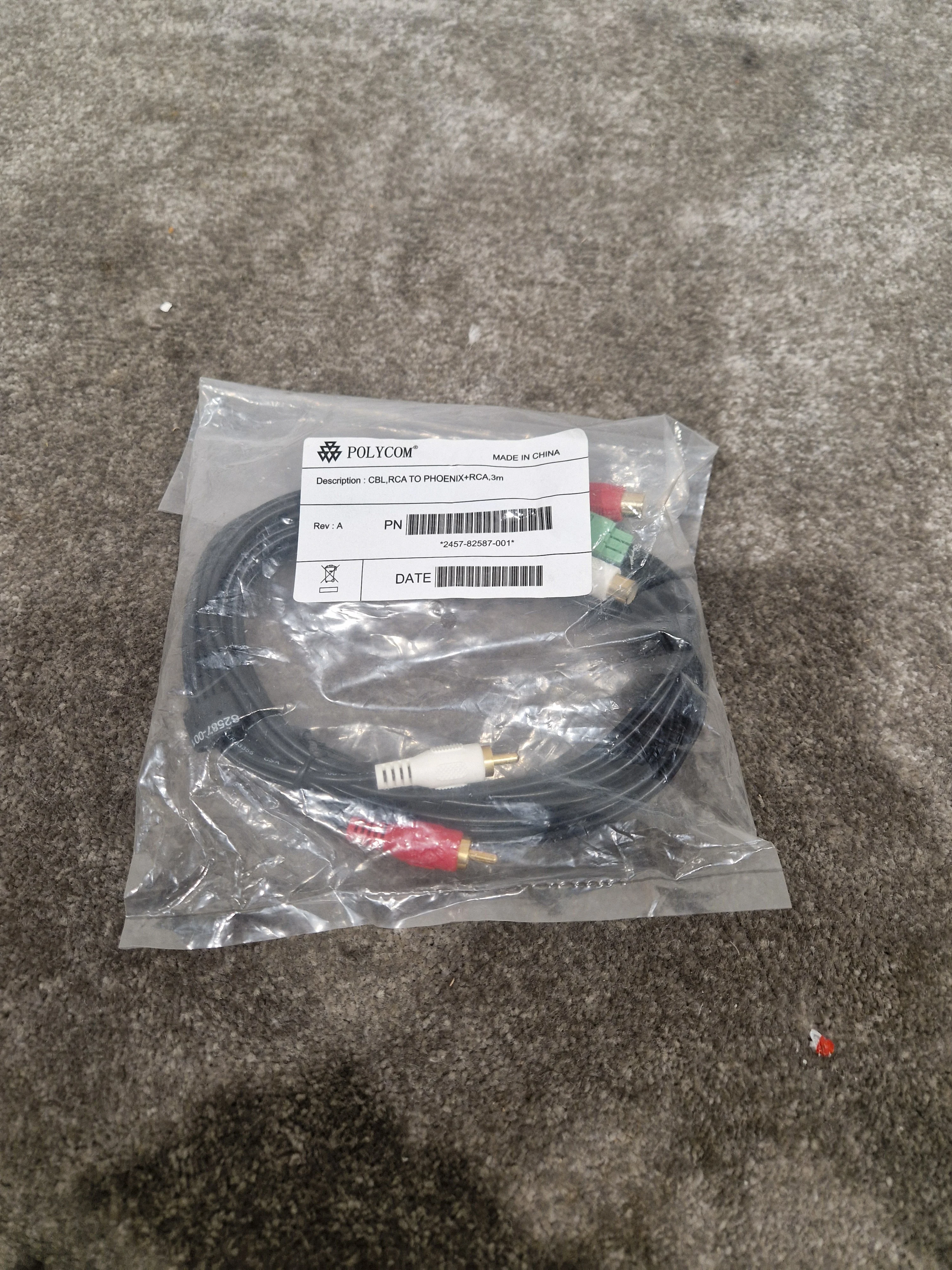 Polycom CBL RCA TO Phoenix 3M - High-Quality Audio Cable - Excellent - Image 10