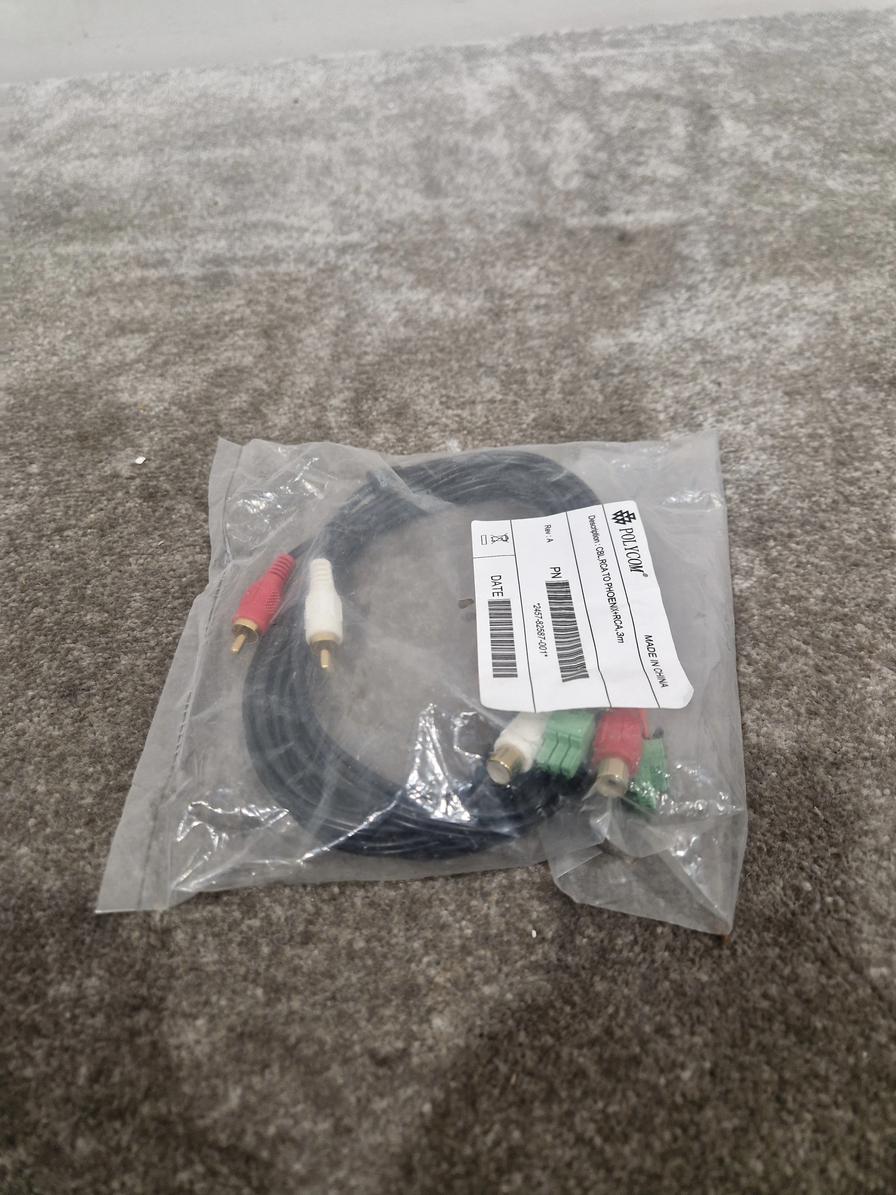 Polycom CBL RCA TO Phoenix 3M - High-Quality Audio Cable - Excellent - Image 7