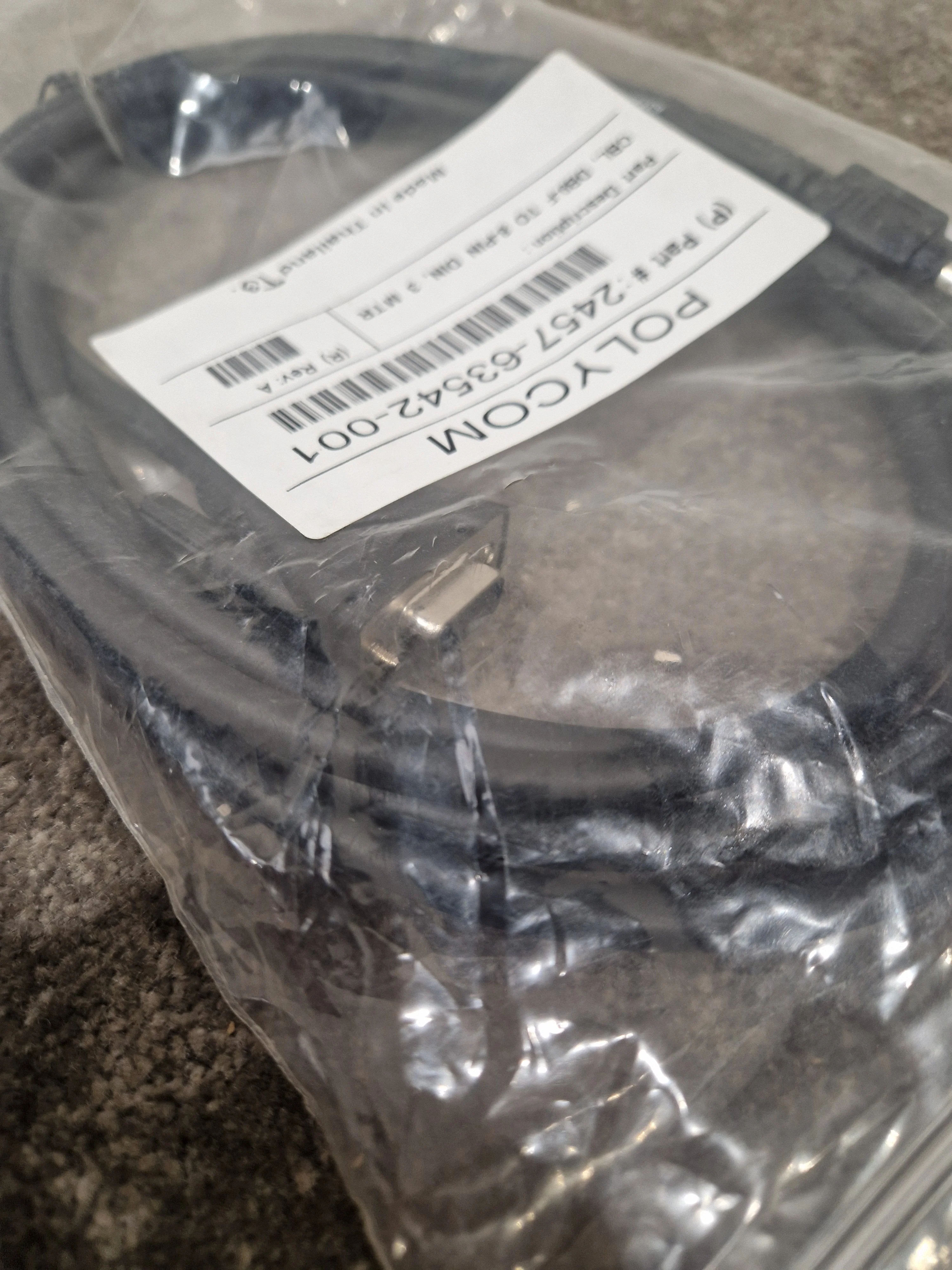 Polycom DB9-F TO 8-PIN DIN-3 MTR - Communication Cable - Excellent - Image 8