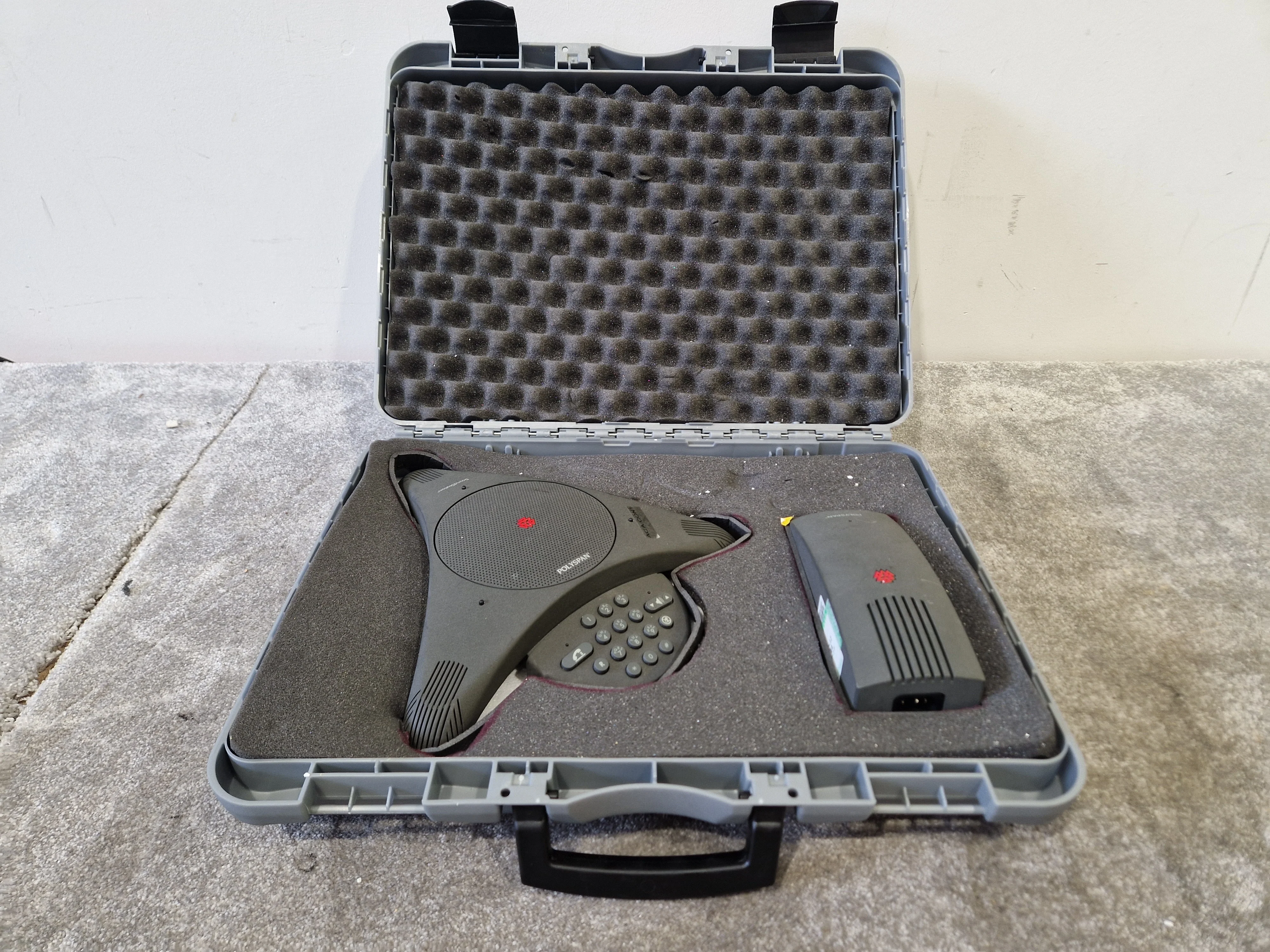Polyspan Soundstudio Conference Phone System – Very Good w/ Hard Case - Image 12