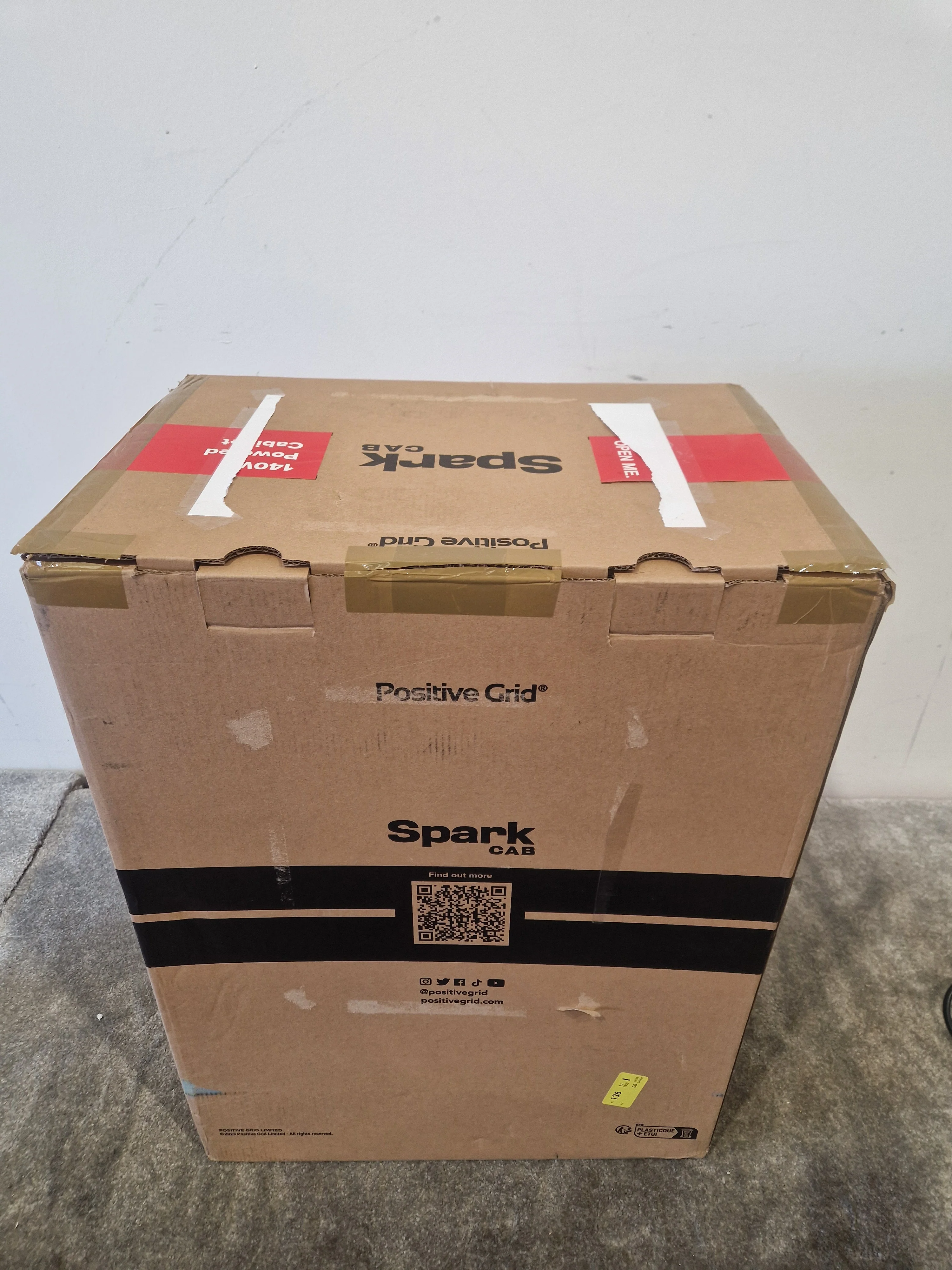 Positive Grid Spark CAB - CABINET - Black - Excellent w/ Original Box & Cables - Image 2