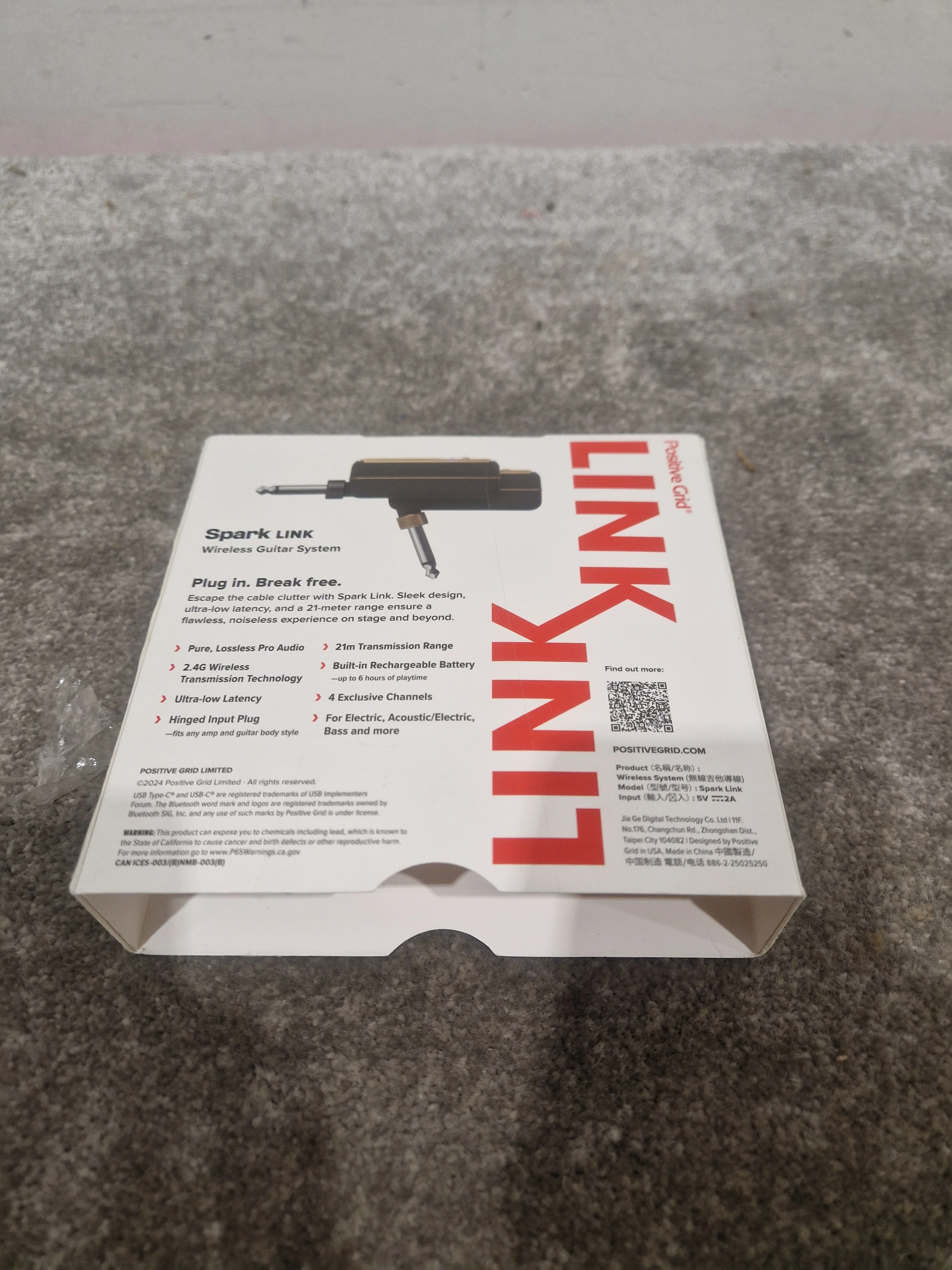 Positive Grid Spark Link - Wireless Guitar System - Like New w/ Original Box - Image 9
