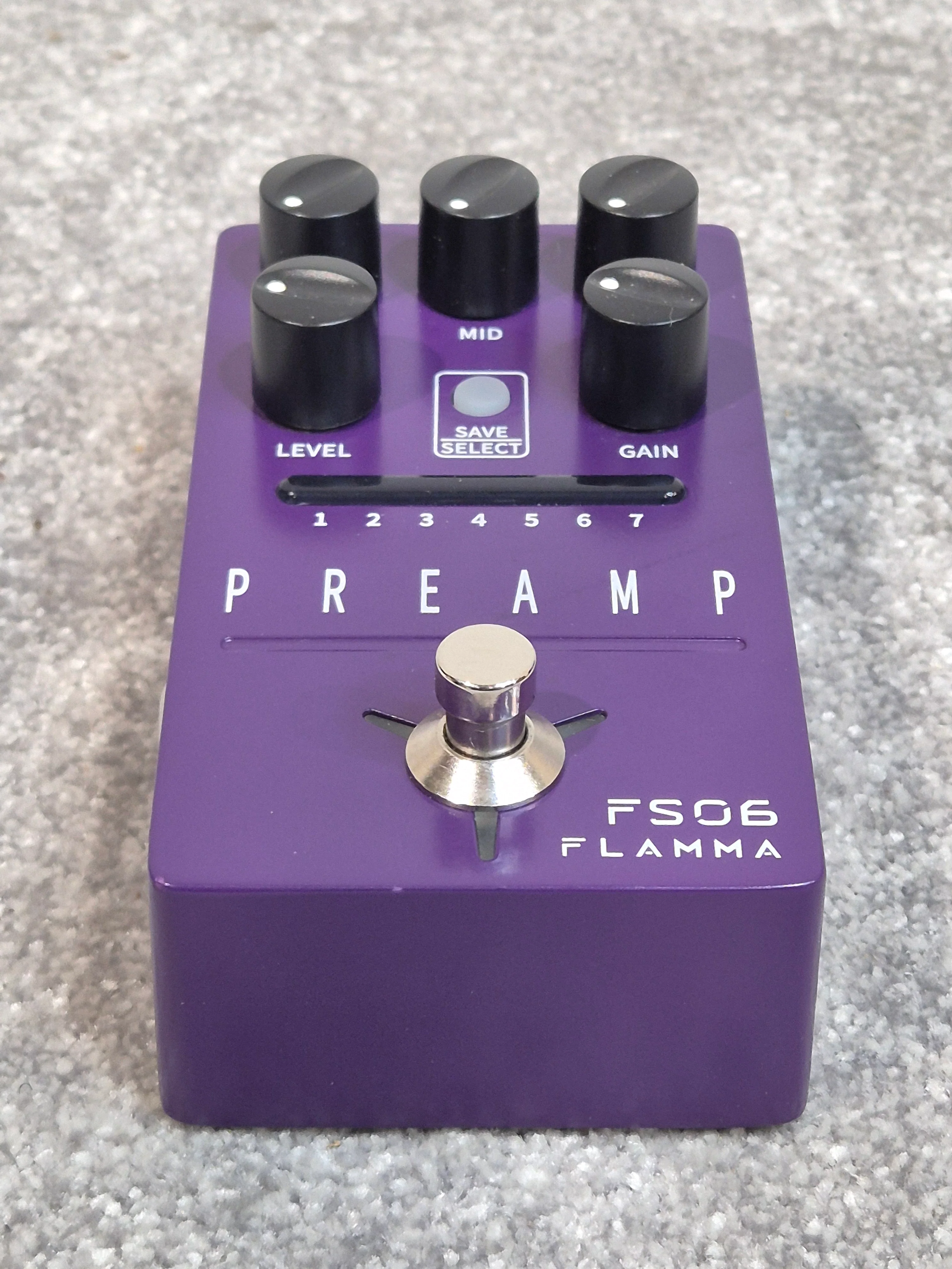 Flamma Preamp FS06 - Digital Preamp Pedal - Purple With Original Box - Image 7