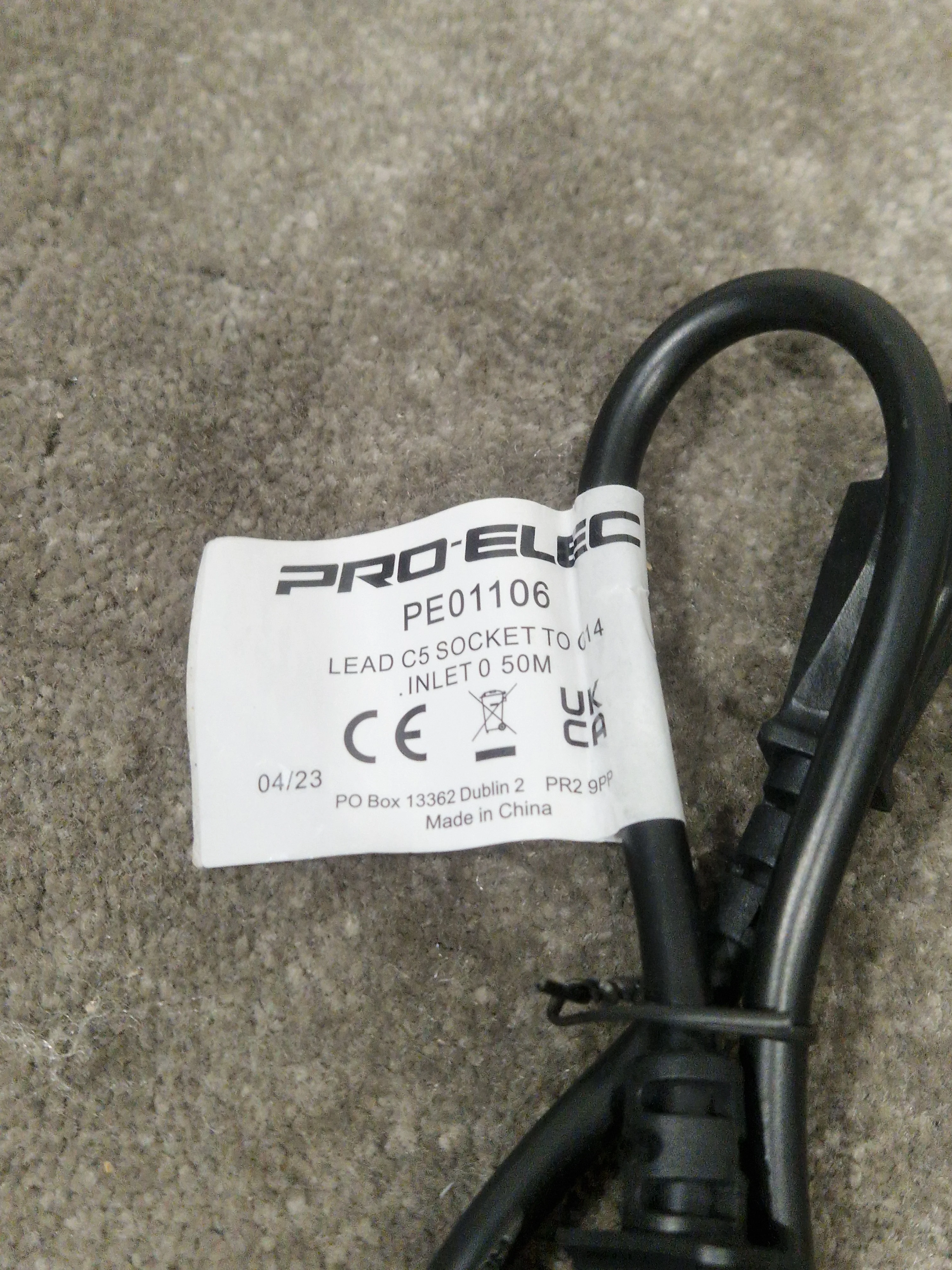 PRO-ELEC C5 Socket TO C14 Adapter Set OF-4 - Reliable Power Conversion - Excellent - Image 7