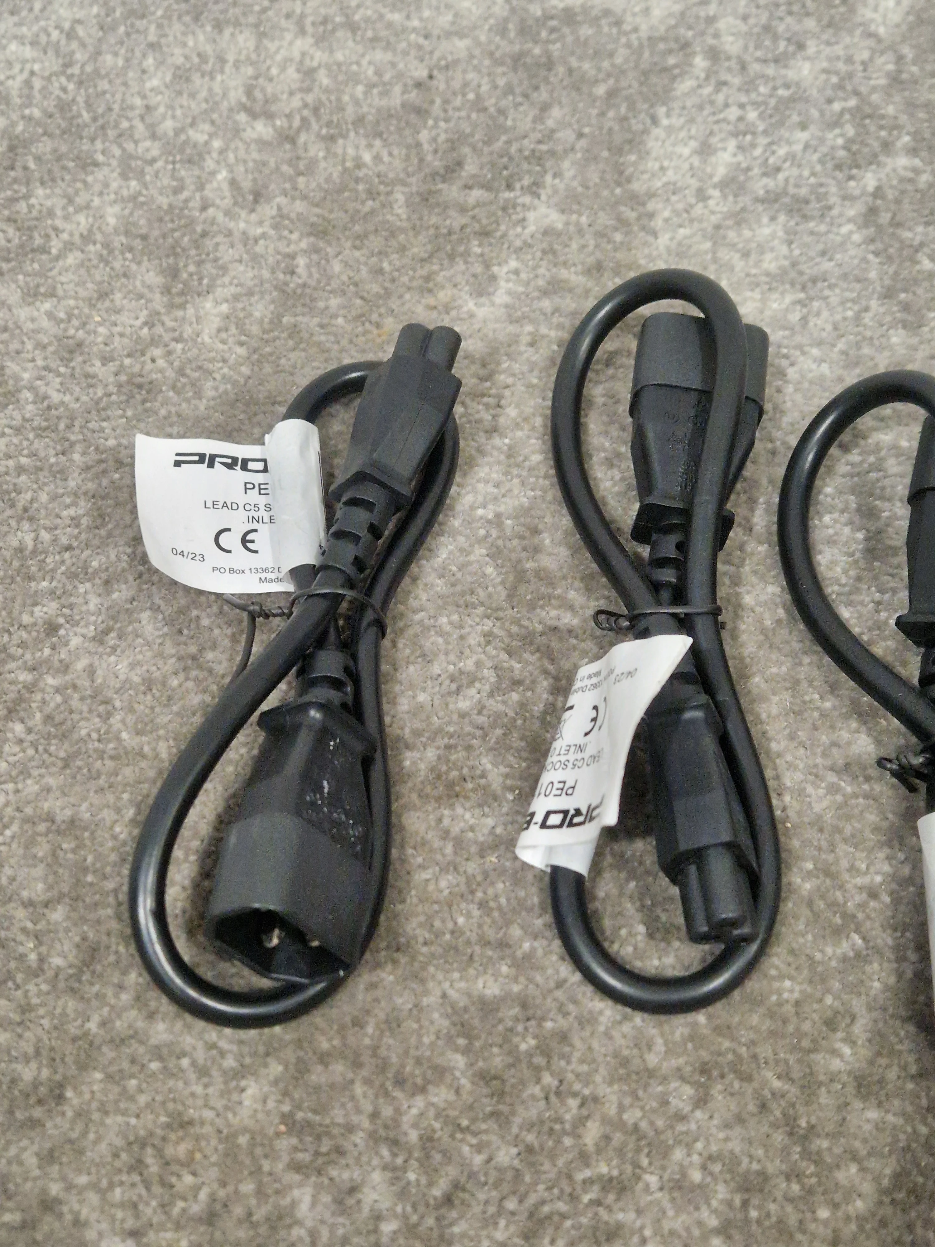 PRO-ELEC C5 Socket TO C14 Adapter Set OF-4 - Reliable Power Conversion - Excellent - Image 9