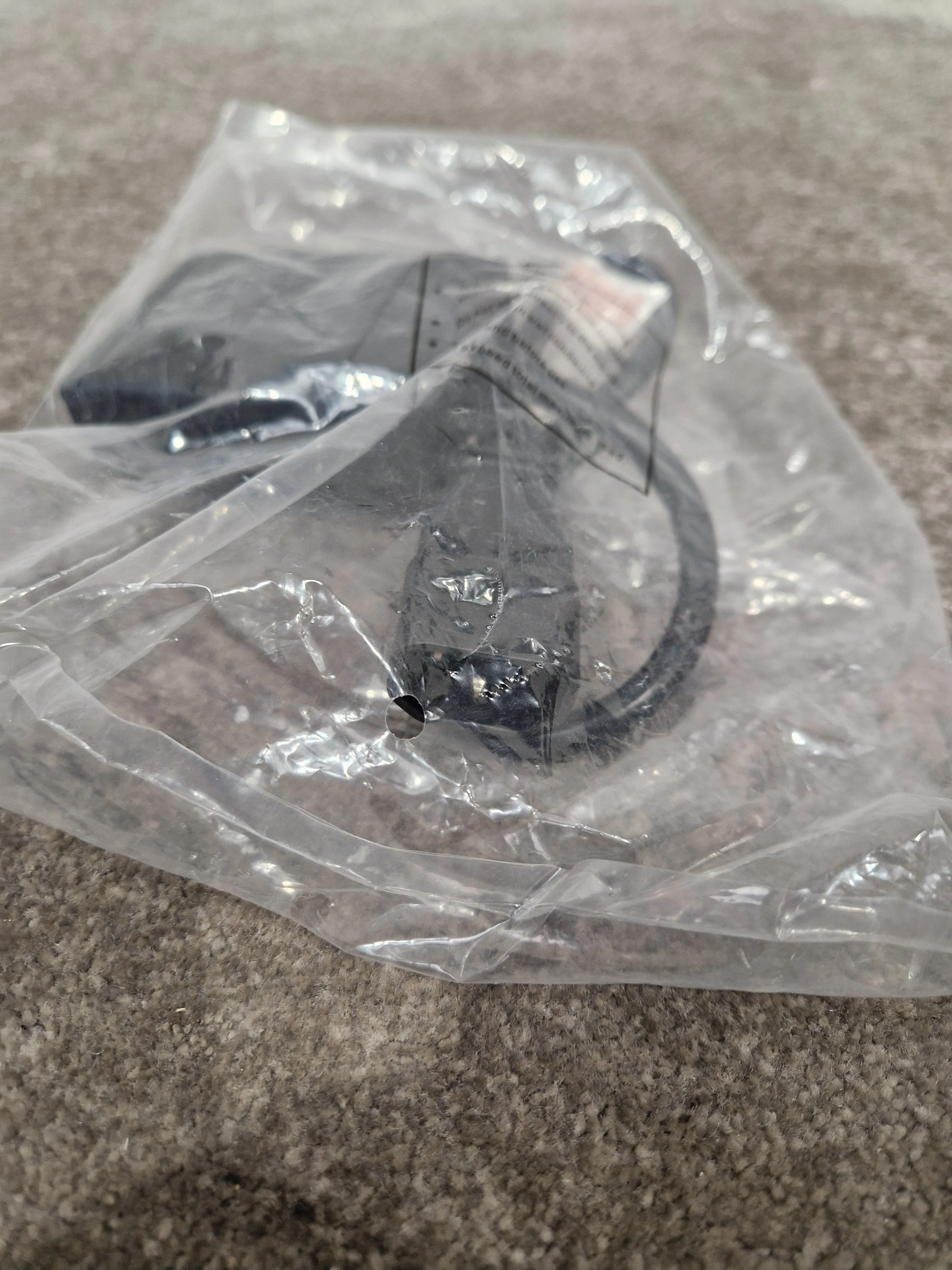 PRO-ELEC IEC C14 Plug TO 13A Socket Black 0.5m - Power Extension Cable - Excellent w/ Original Packaging - Image 5