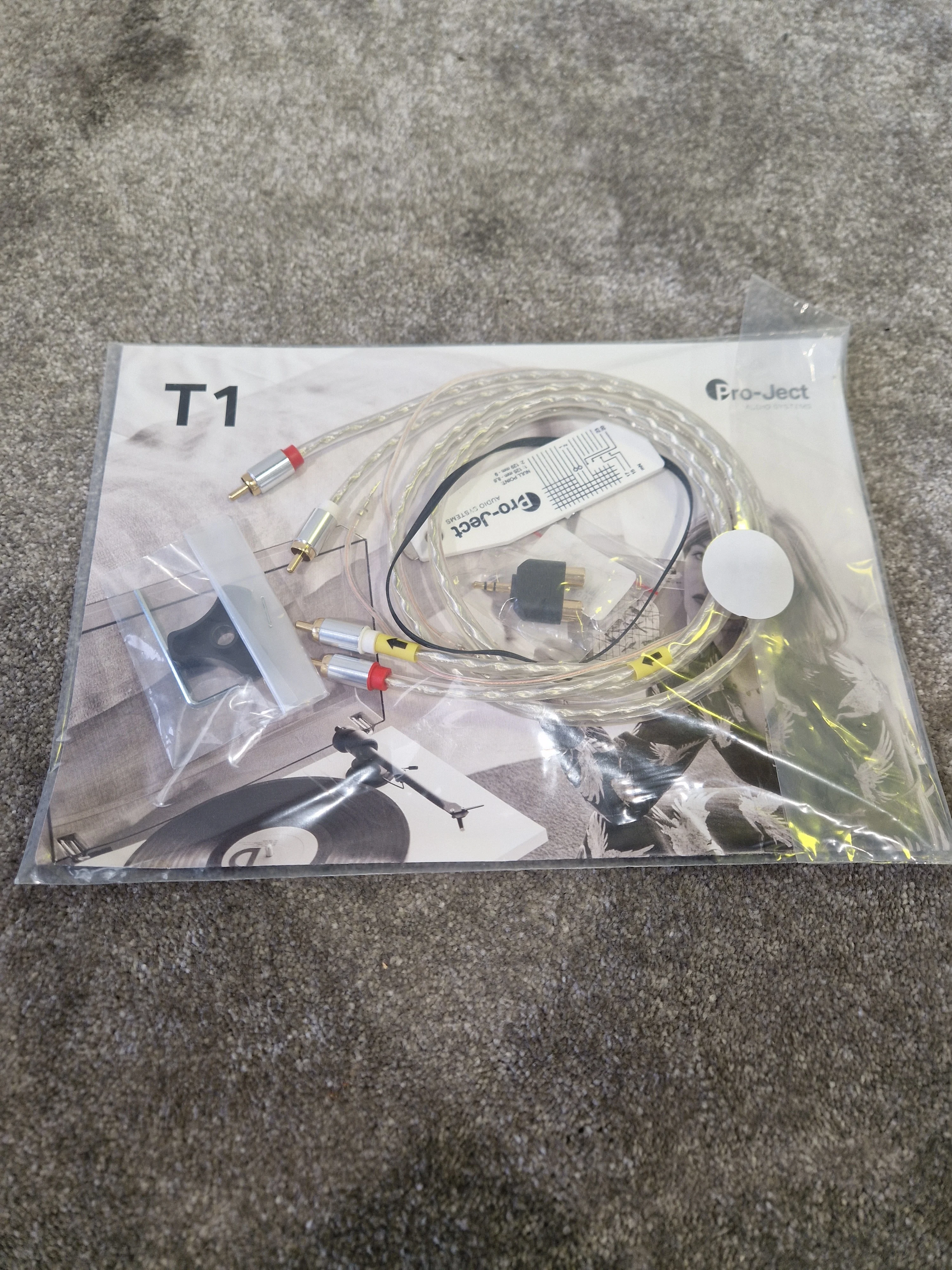 Pro-Ject T1 Phono SB Black Edition – Built-In Phono Stage, Electronic Speed Control – New in Opened Box - Image 3