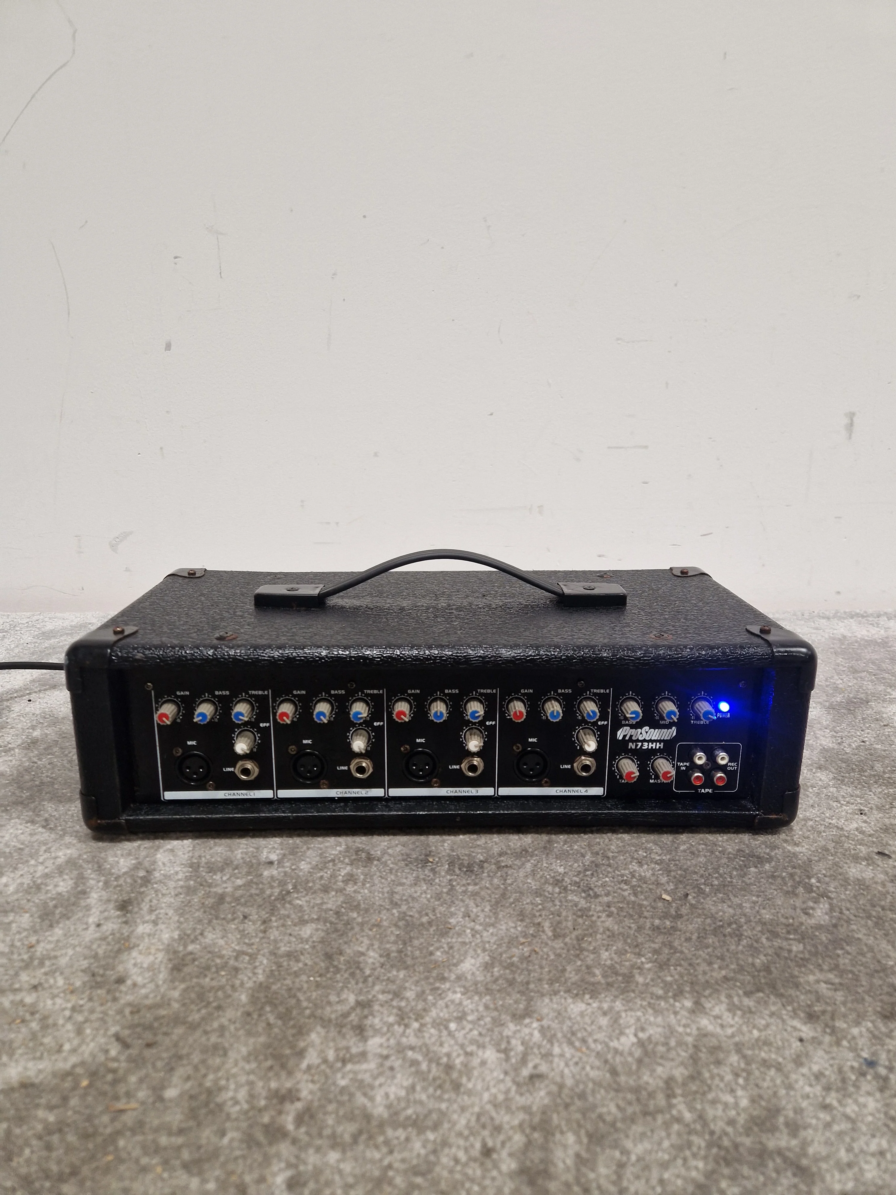 ProSound N73HH - Powered Mixer Head - 4 Channel - Black - Good w/ Power Cable - Image 8