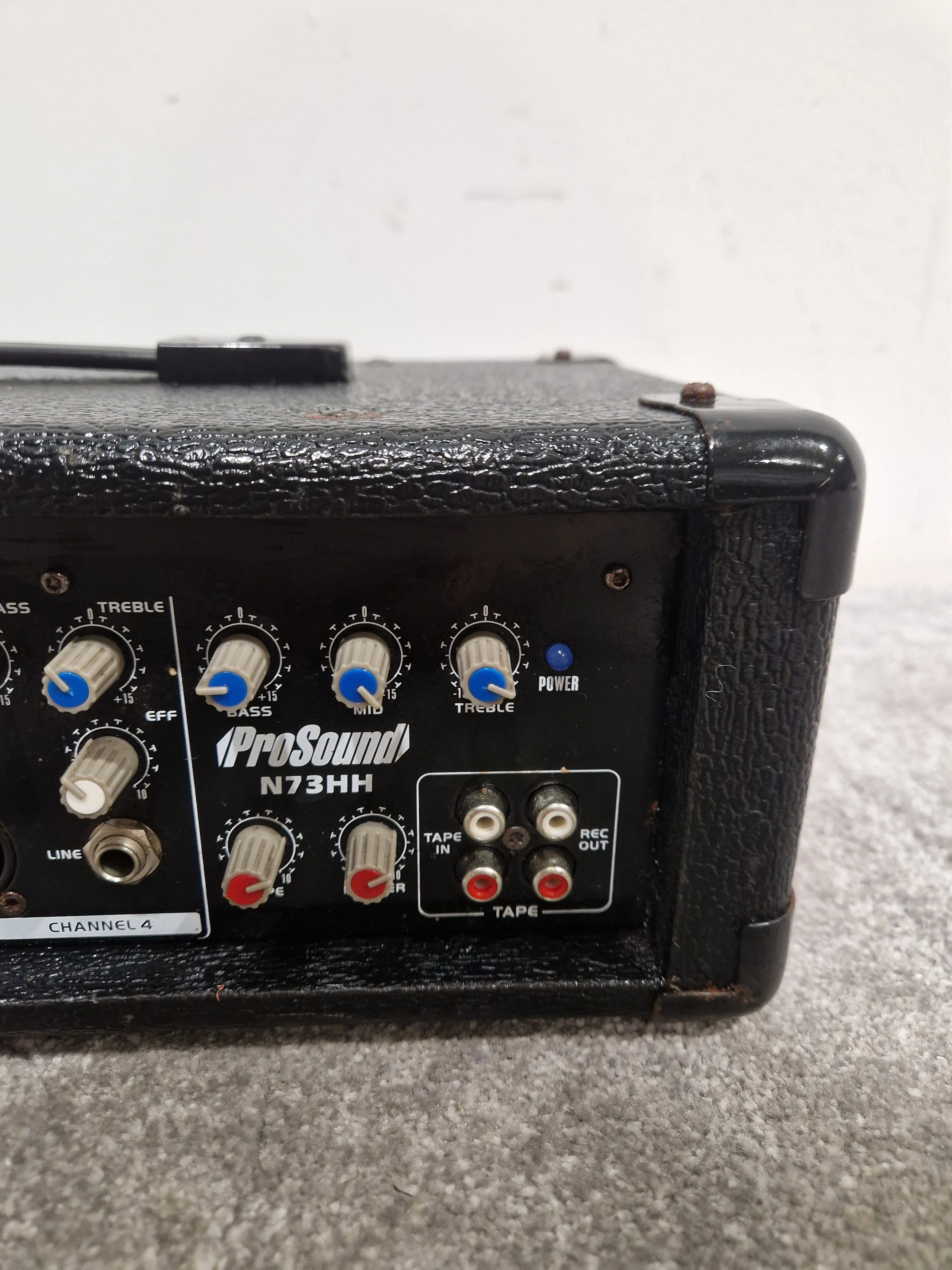 ProSound N73HH - Powered Mixer Head - 4 Channel - Black - Good w/ Power Cable - Image 9