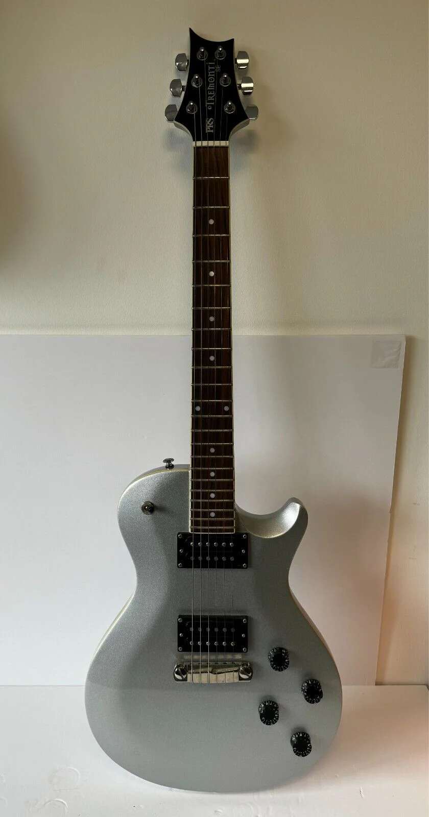 PRS Paul Reed Smith (Mark) Tremonti SE Electric Guitar Platinum Silver - Image 2