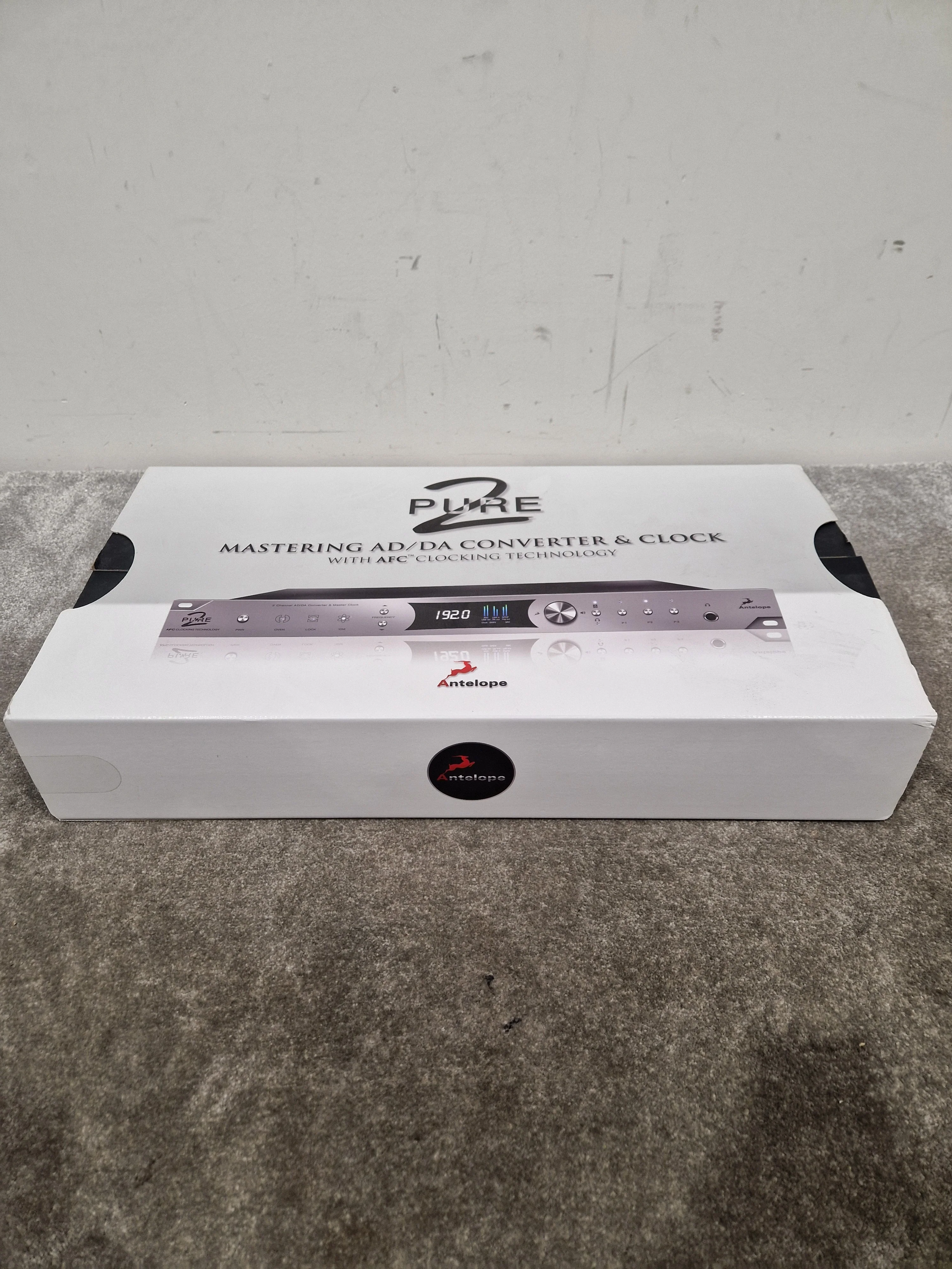 Antelope Pure 2 AD/DA Mastering Converter - High-Precision Conversion - Excellent w/ Original Box & Power Supply - Image 11