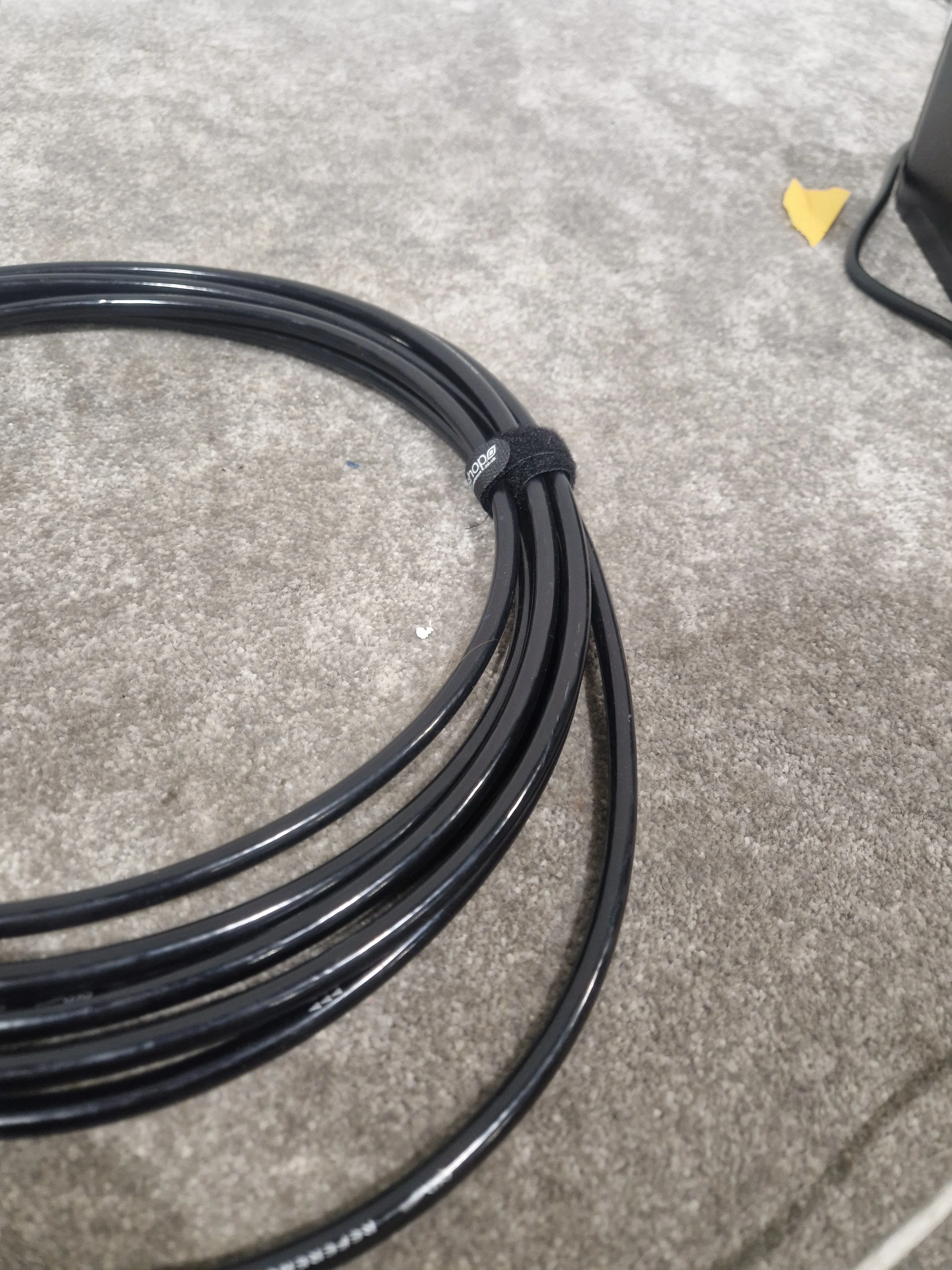 QED Single Reference Subwoofer Cable High Quality Black 15FT Audio Cable - High Fidelity - Excellent - Image 6