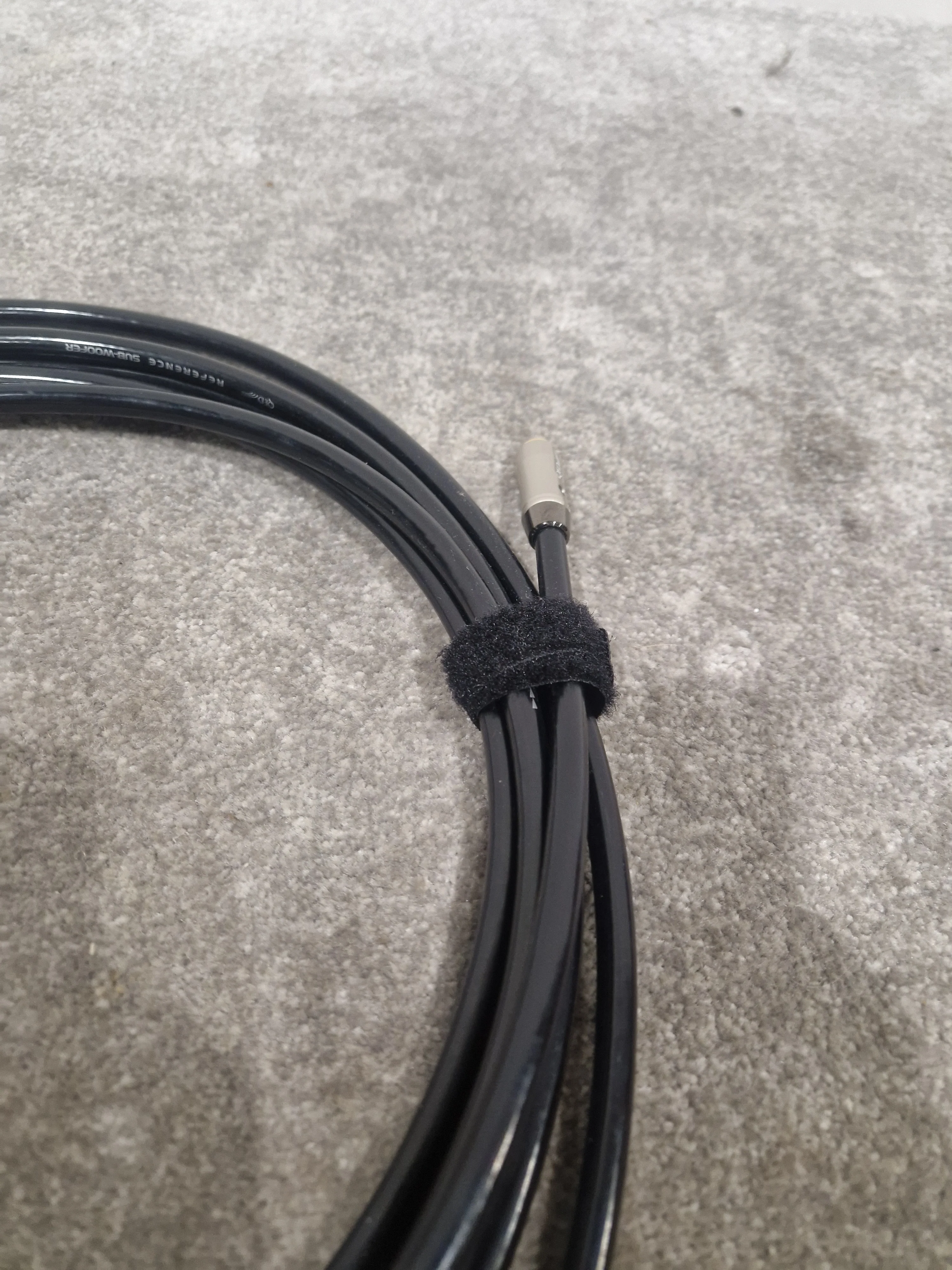 QED Single Reference Subwoofer Cable High Quality Black 15FT Audio Cable - High Fidelity - Excellent - Image 9