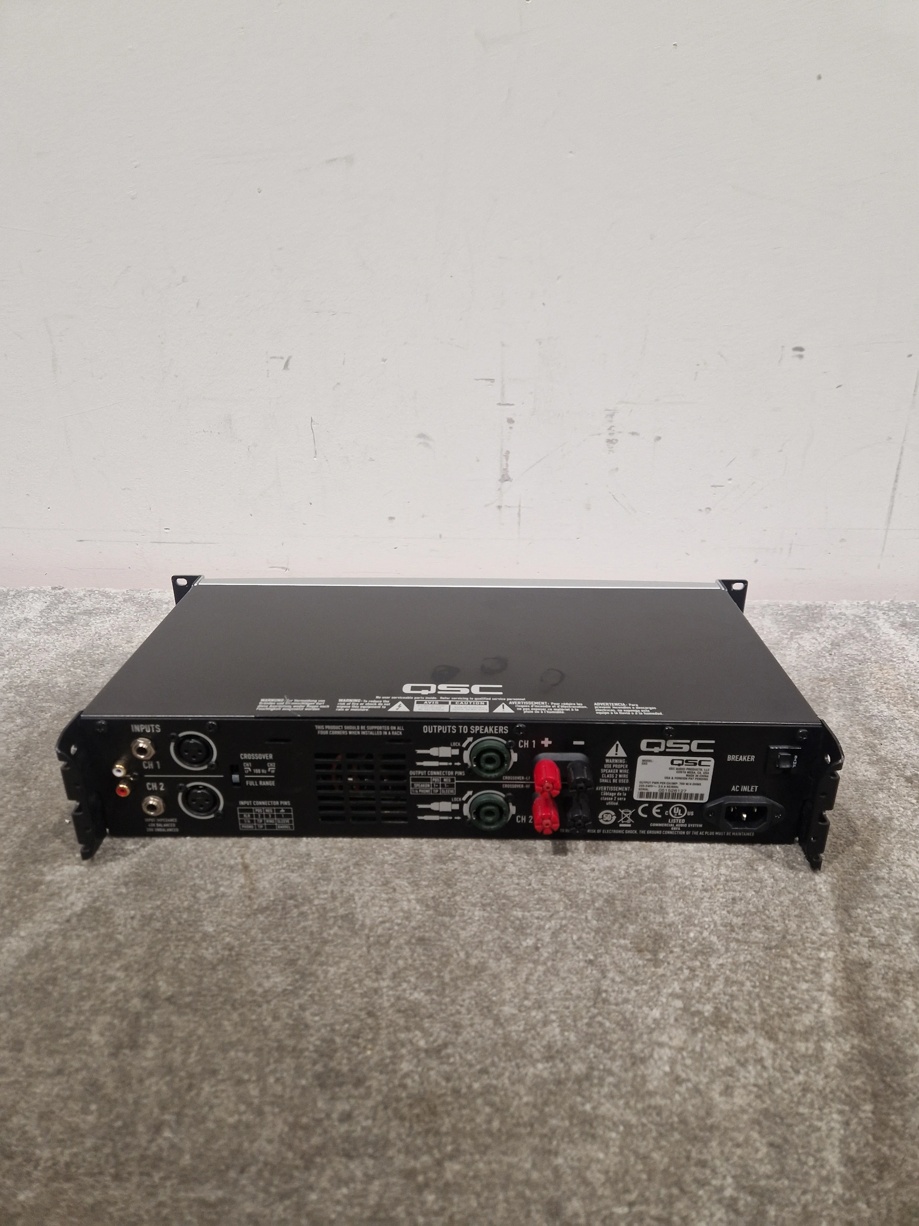 QSC GX5 - Power Amplifier - Excellent w/ Cables - Image 7