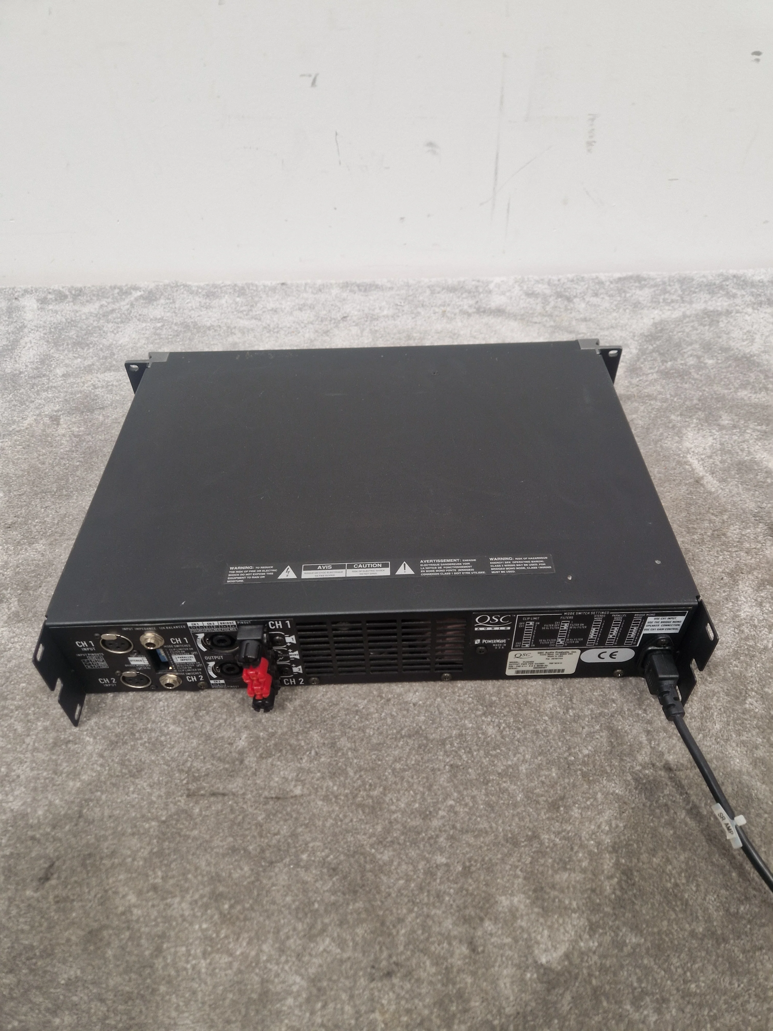 QSC Audio PLX2402 700w 2 channel amp - High Power, Reliable - Very Good - Image 11