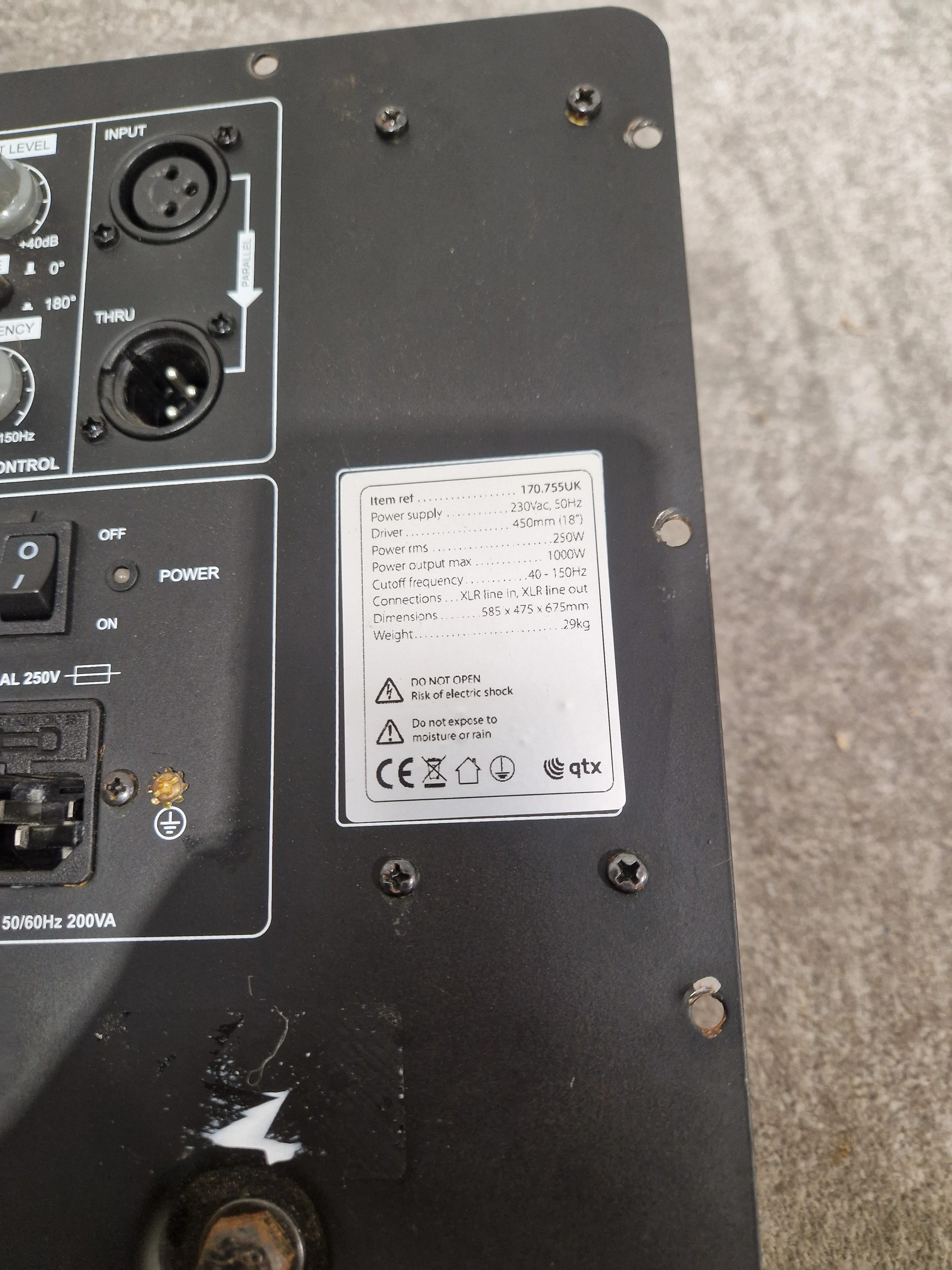 QTX 170.755uk Speaker Motherboard - Precision Audio Control - Excellent - Image 5