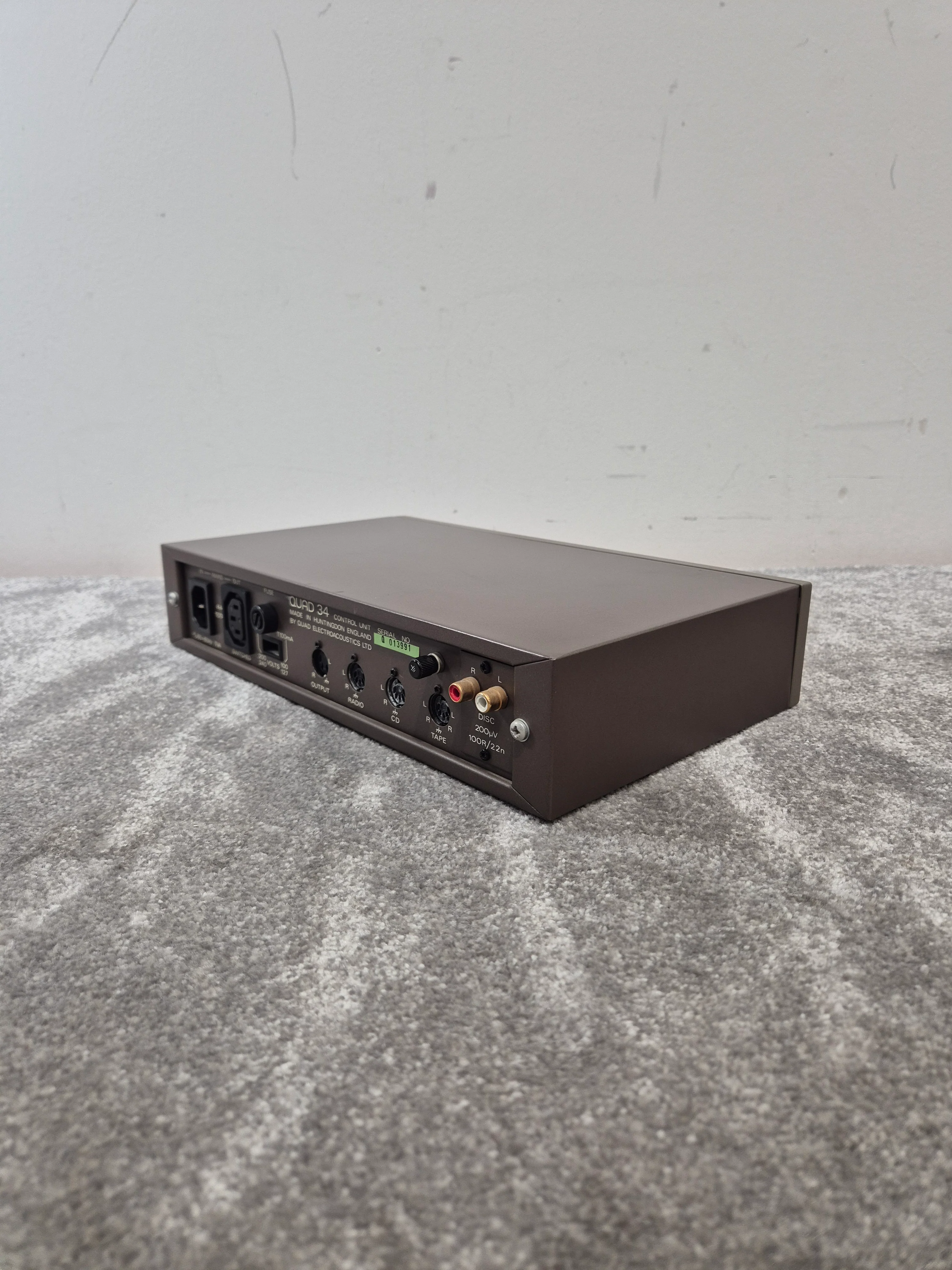 Quad 34 Control Unit Preamplifier - High Fidelity Audio, Versatile Controls - Excellent - Image 5