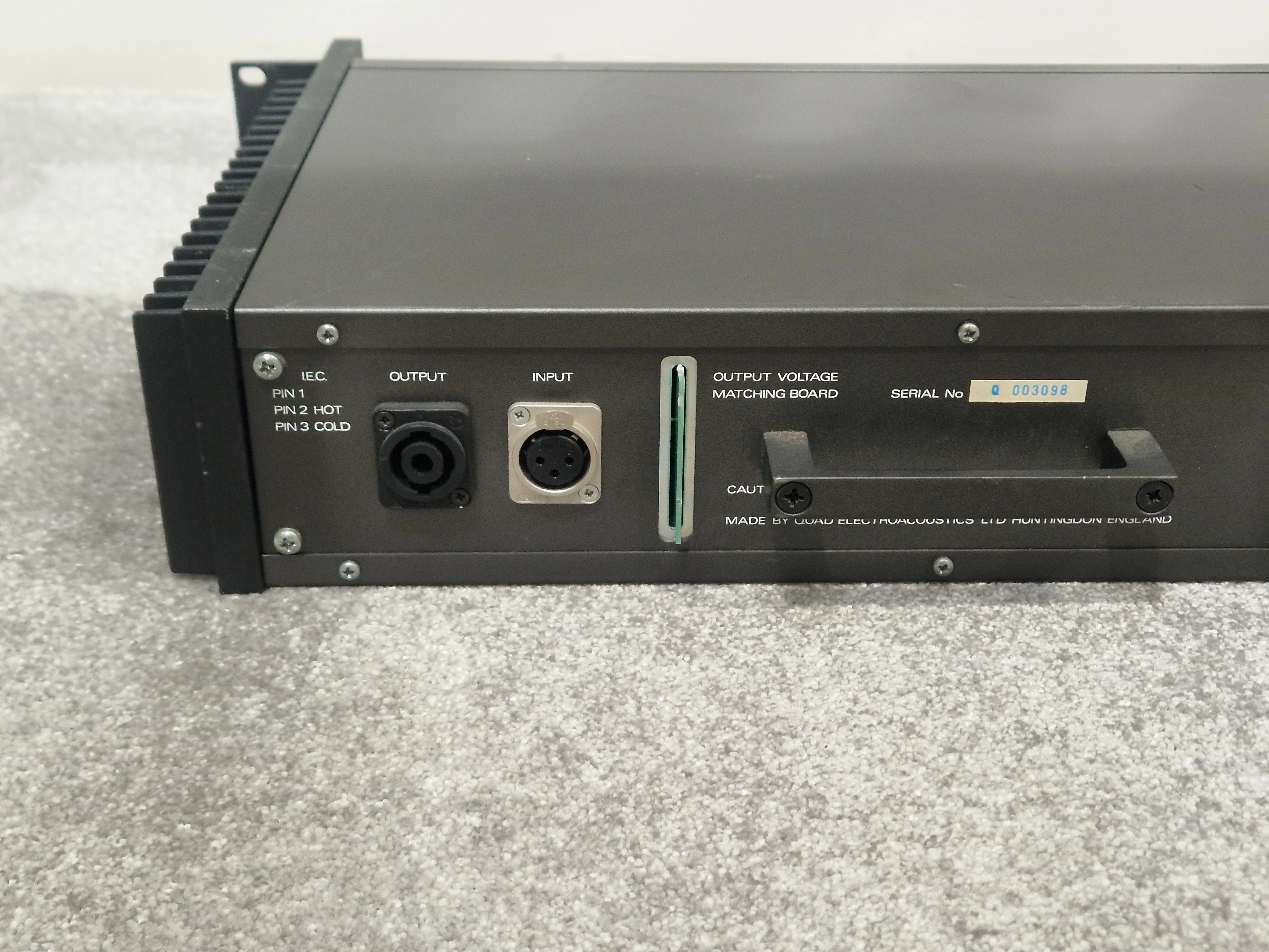 Quad 510 Power Amplifier – 100W RMS Output & Rack-Mount Design – Good - Image 5