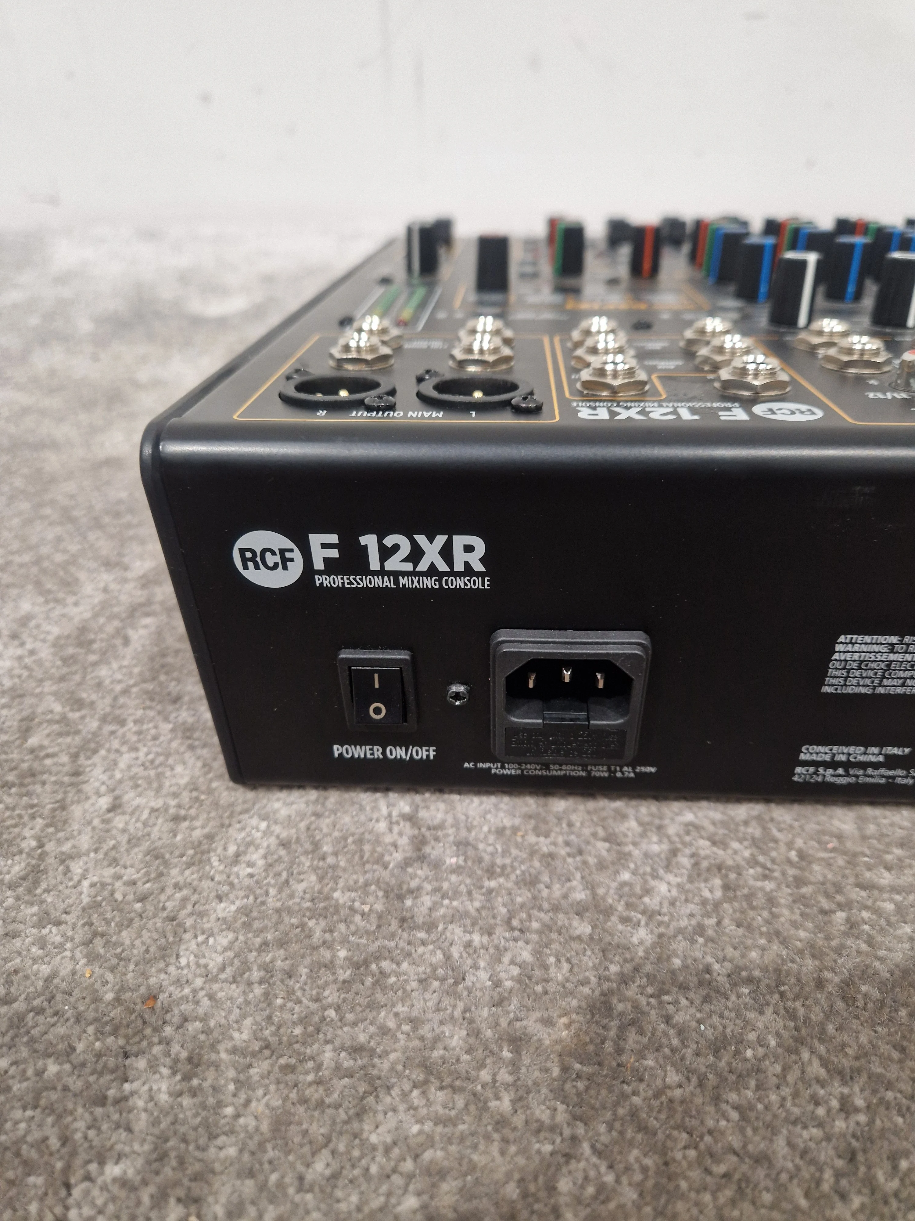 RCF F12XR Mixing Desk - 12-Channel Analog Mixer - Excellent - Image 10