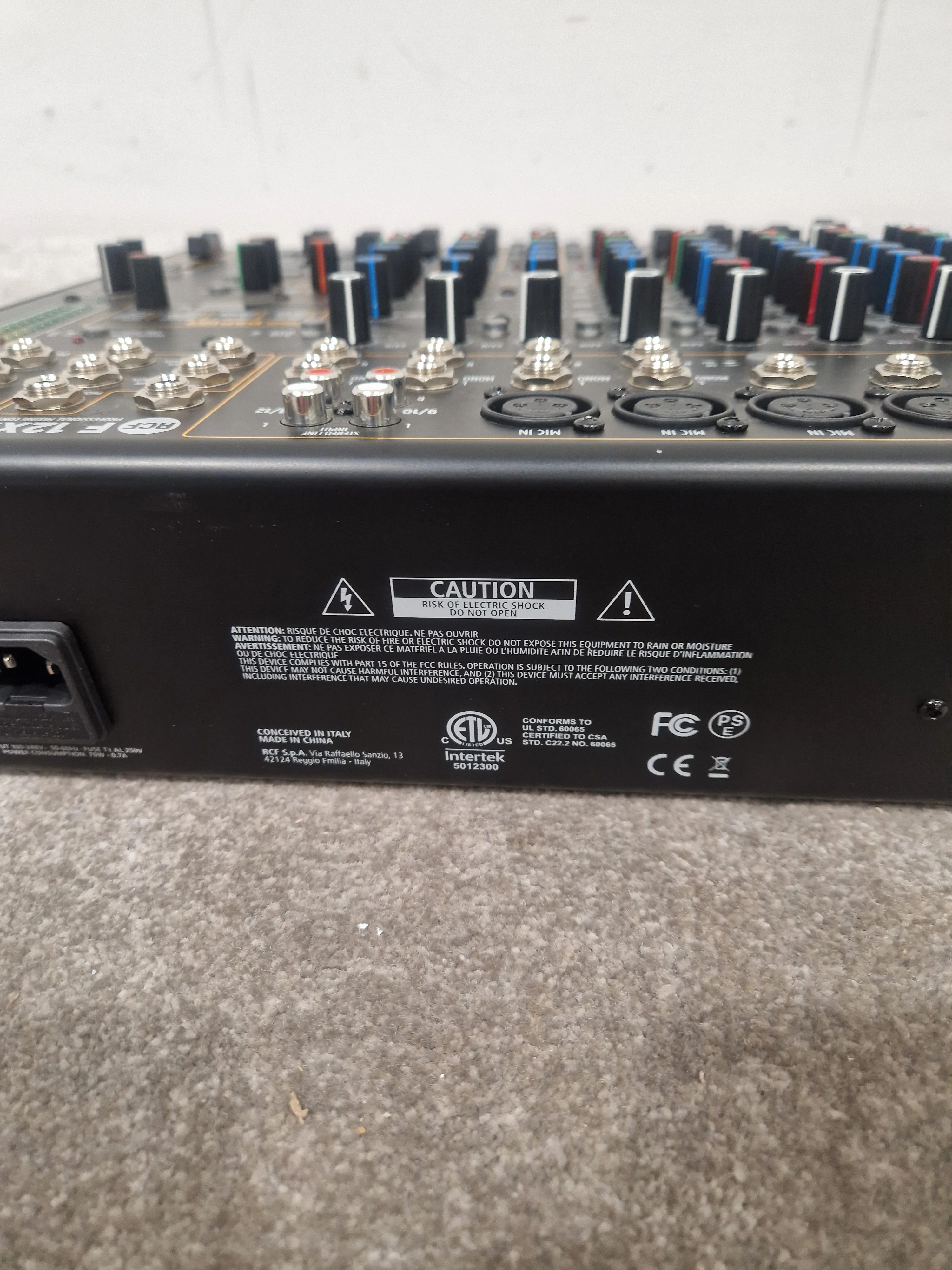 RCF F12XR Mixing Desk - 12-Channel Analog Mixer - Excellent - Image 11