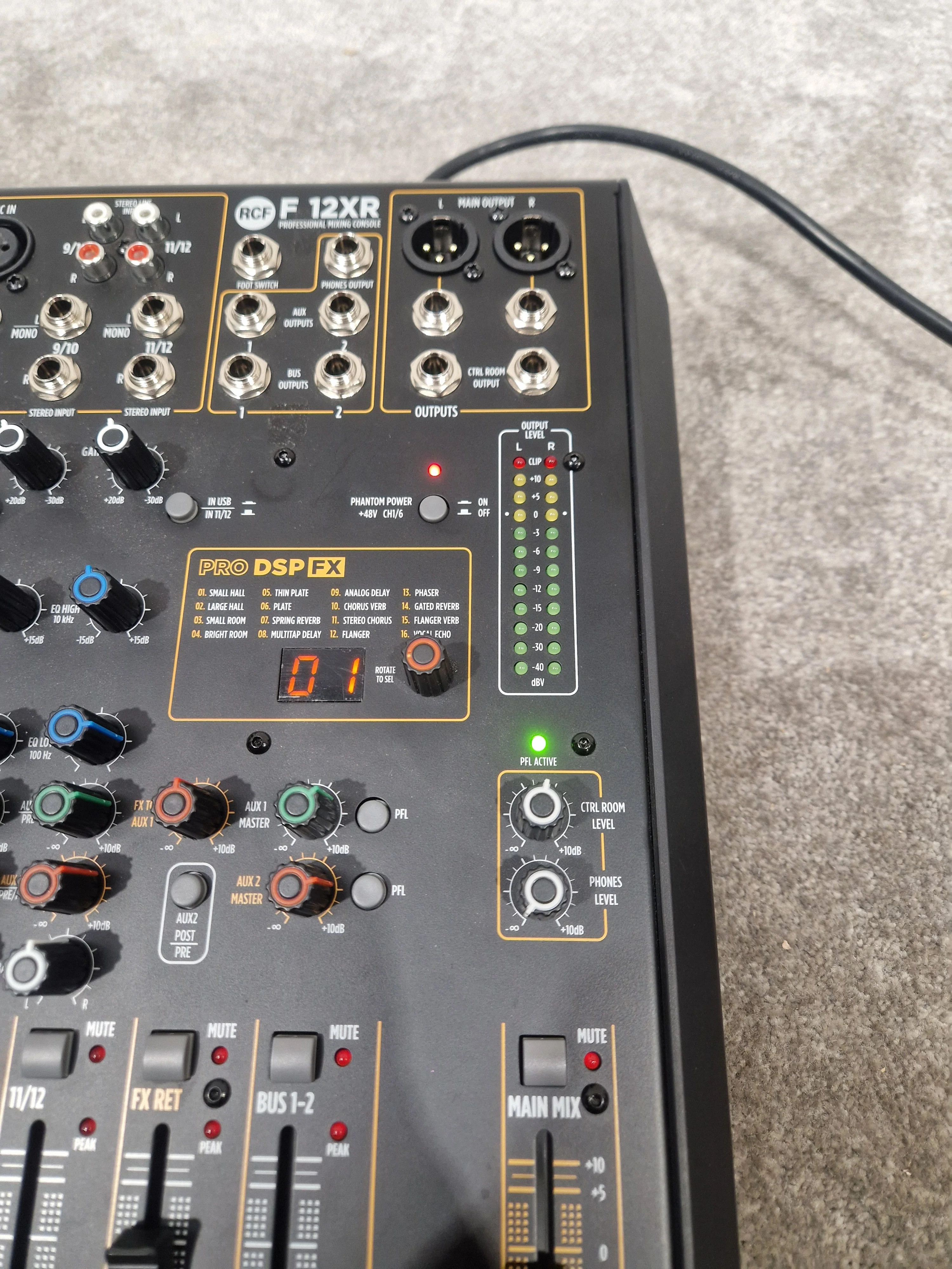 RCF F12XR Mixing Desk - 12-Channel Analog Mixer - Excellent - Image 4