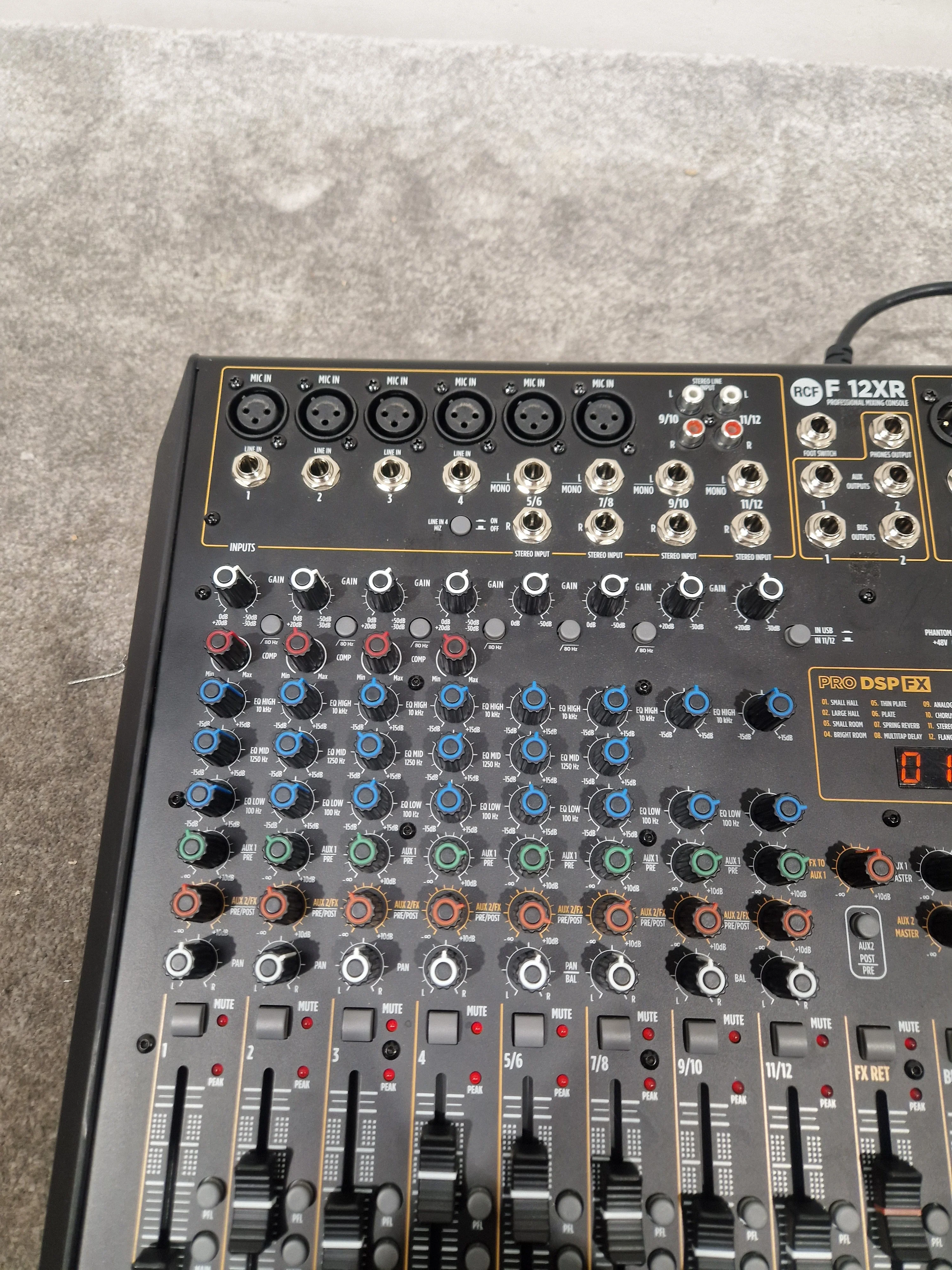 RCF F12XR Mixing Desk - 12-Channel Analog Mixer - Excellent - Image 5