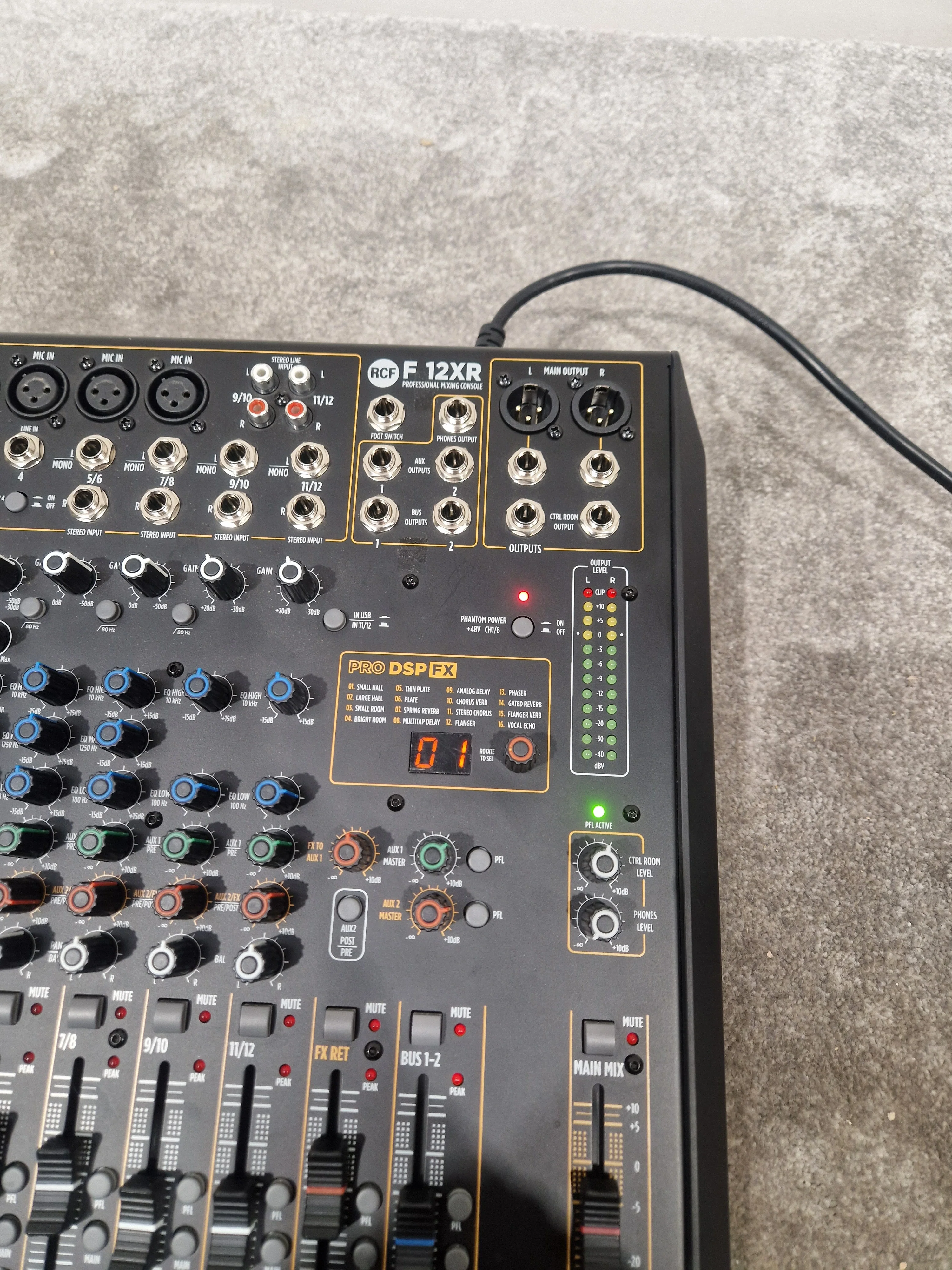 RCF F12XR Mixing Desk - 12-Channel Analog Mixer - Excellent - Image 6