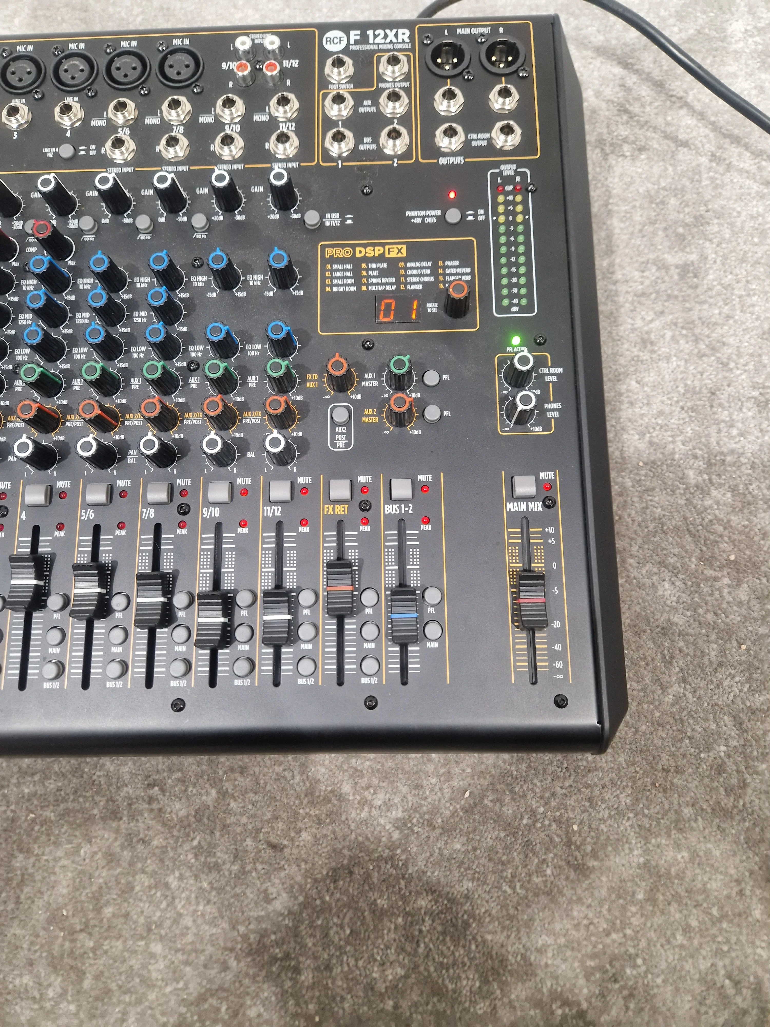 RCF F12XR Mixing Desk - 12-Channel Analog Mixer - Excellent - Image 7