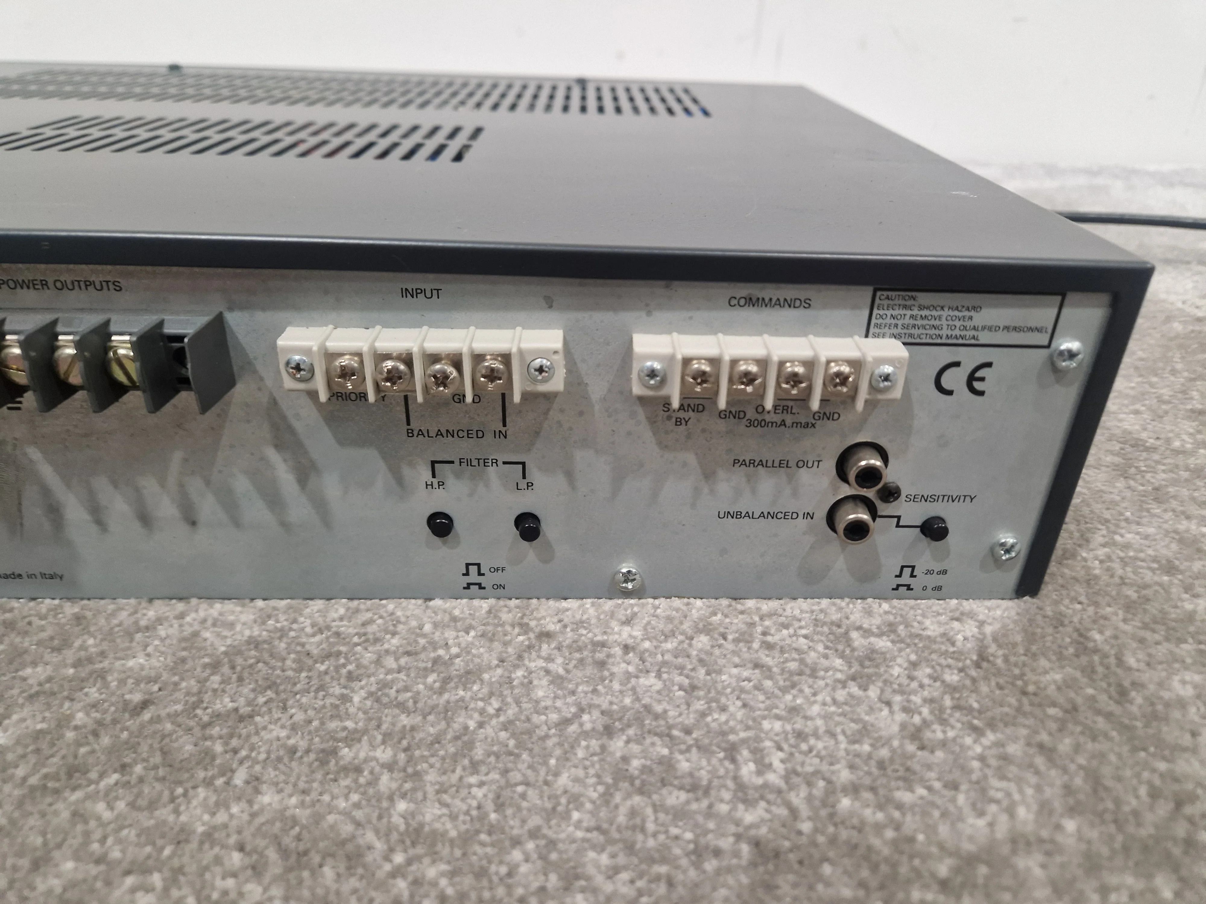 RCF PA Power Unit UP4161 160W Amplifier - Integrated Mixer - Very Good - Image 10