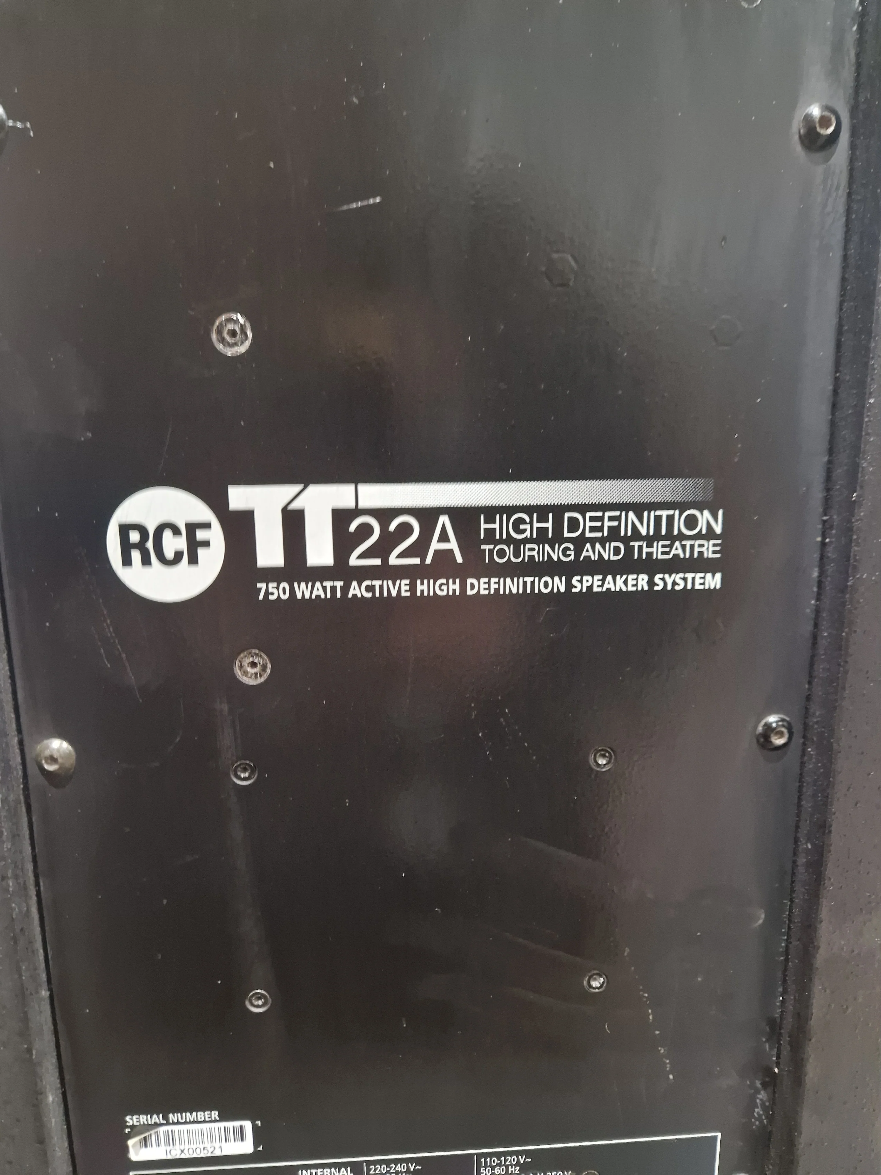 RCF TT22A - Active Speaker - Black - Excellent w/ Soft Case - Image 5