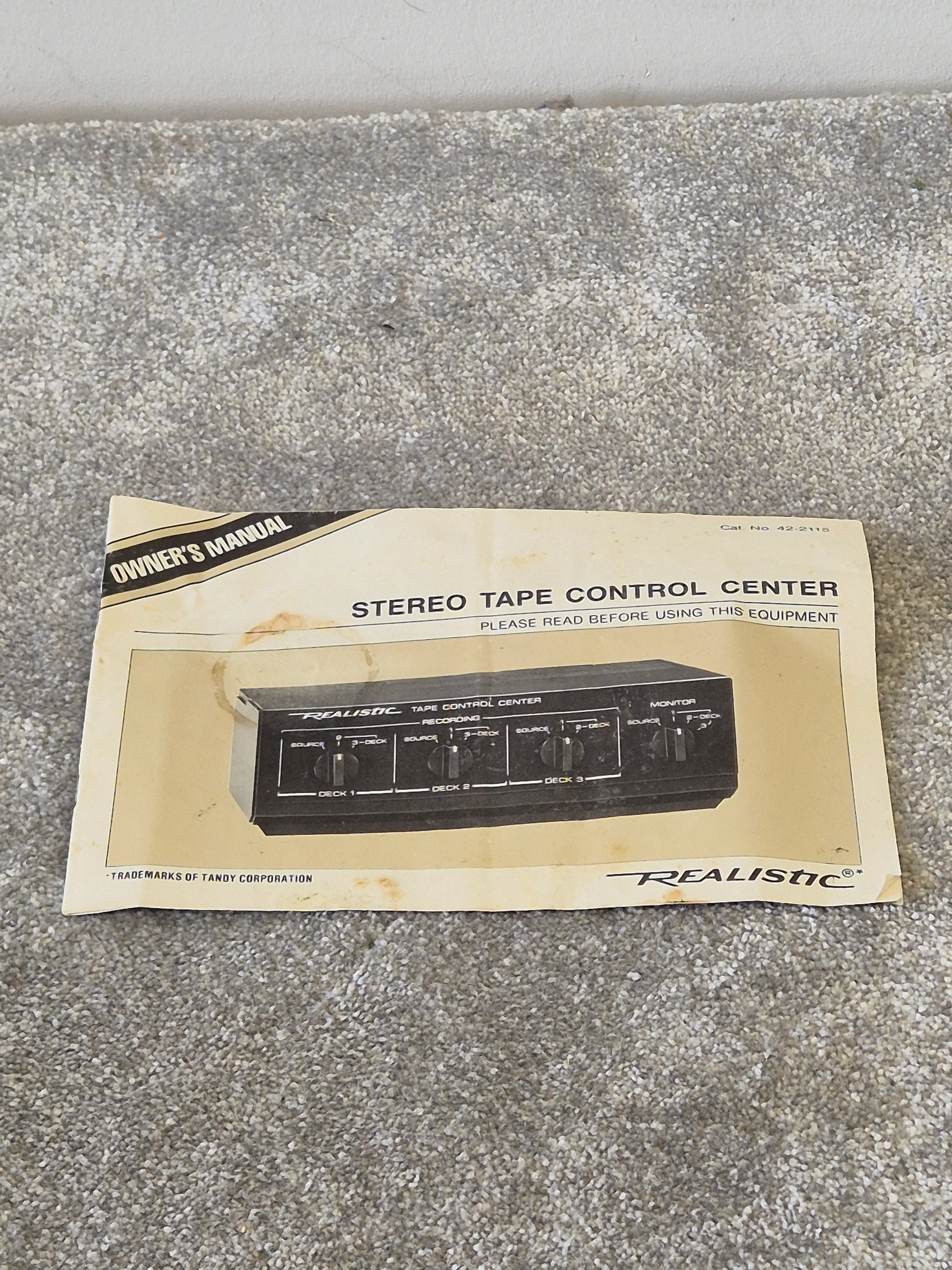 Realistic Tape Control Center - Passive Switchbox - Image 8