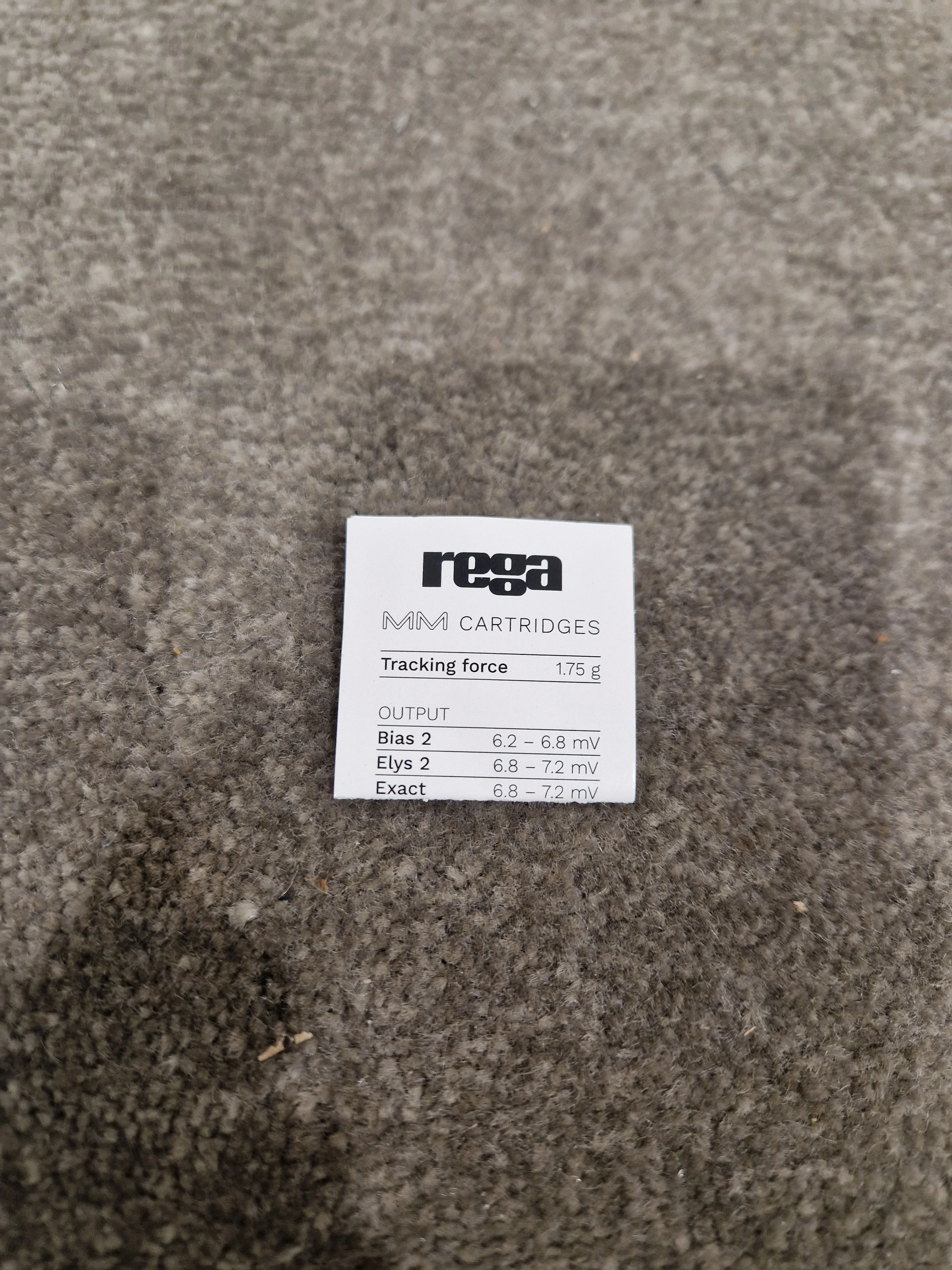Rega Exact Moving Magnet Cartridge - Yellow/Gold - Like New - Image 8