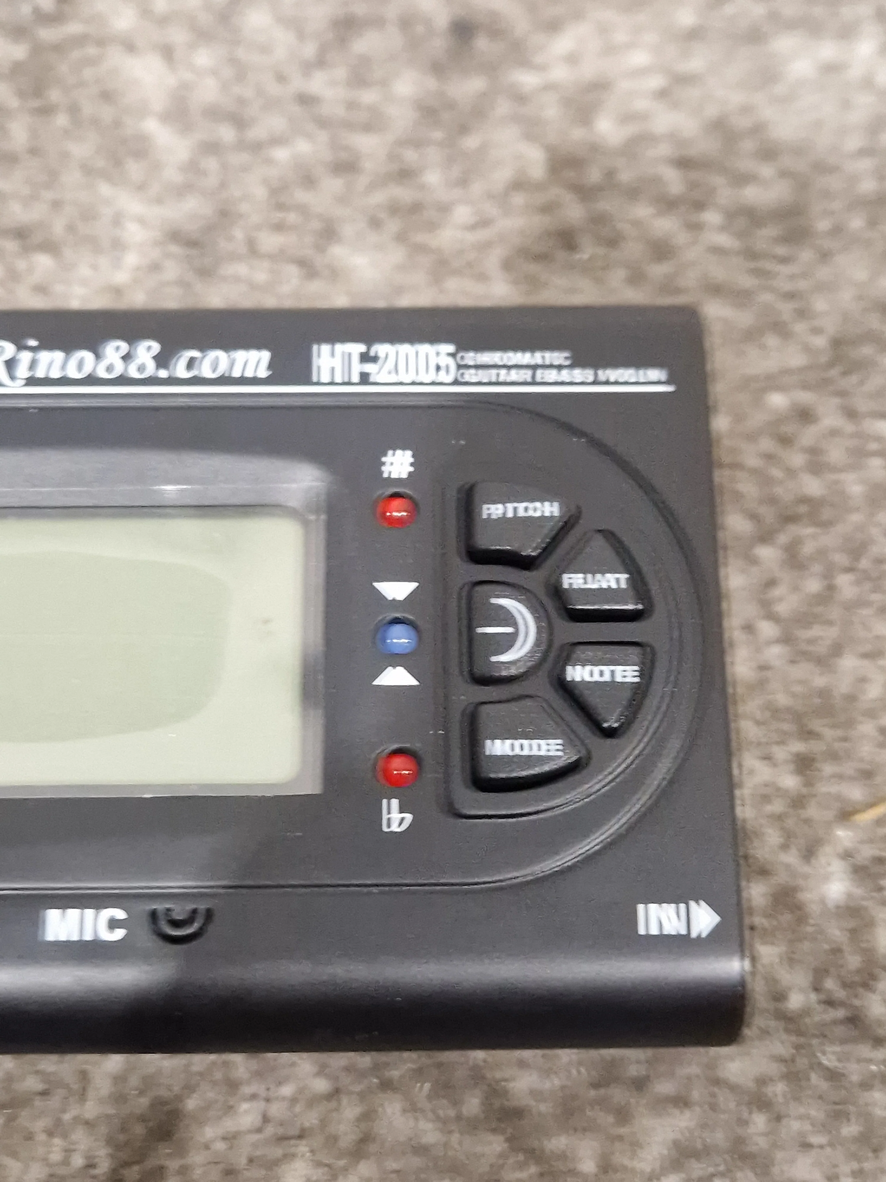 Rino88 HT-2005 - Chromatic Guitar Tuner - Black - Excellent - Image 2