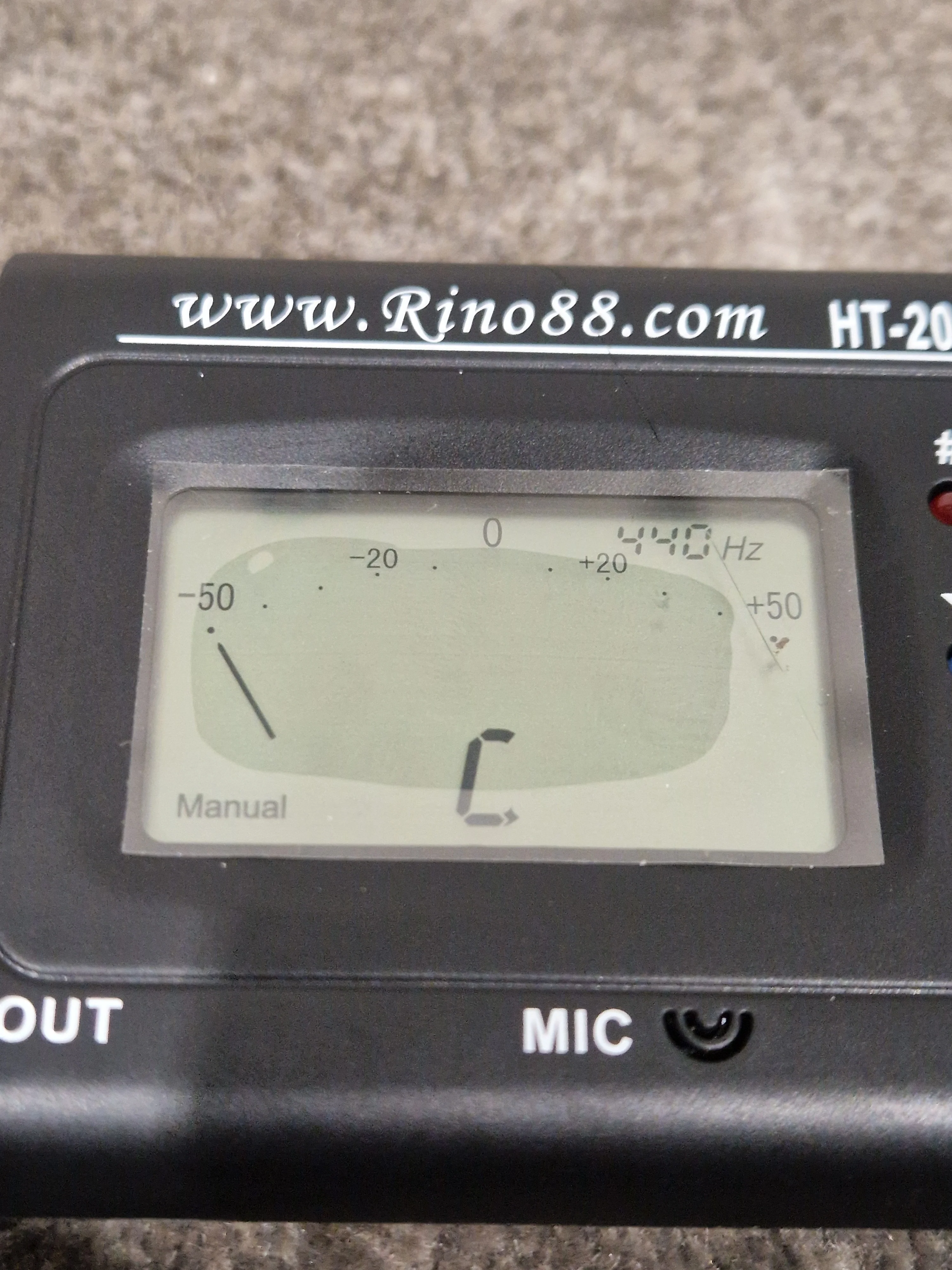 Rino88 HT-2005 - Chromatic Guitar Tuner - Black - Excellent - Image 7