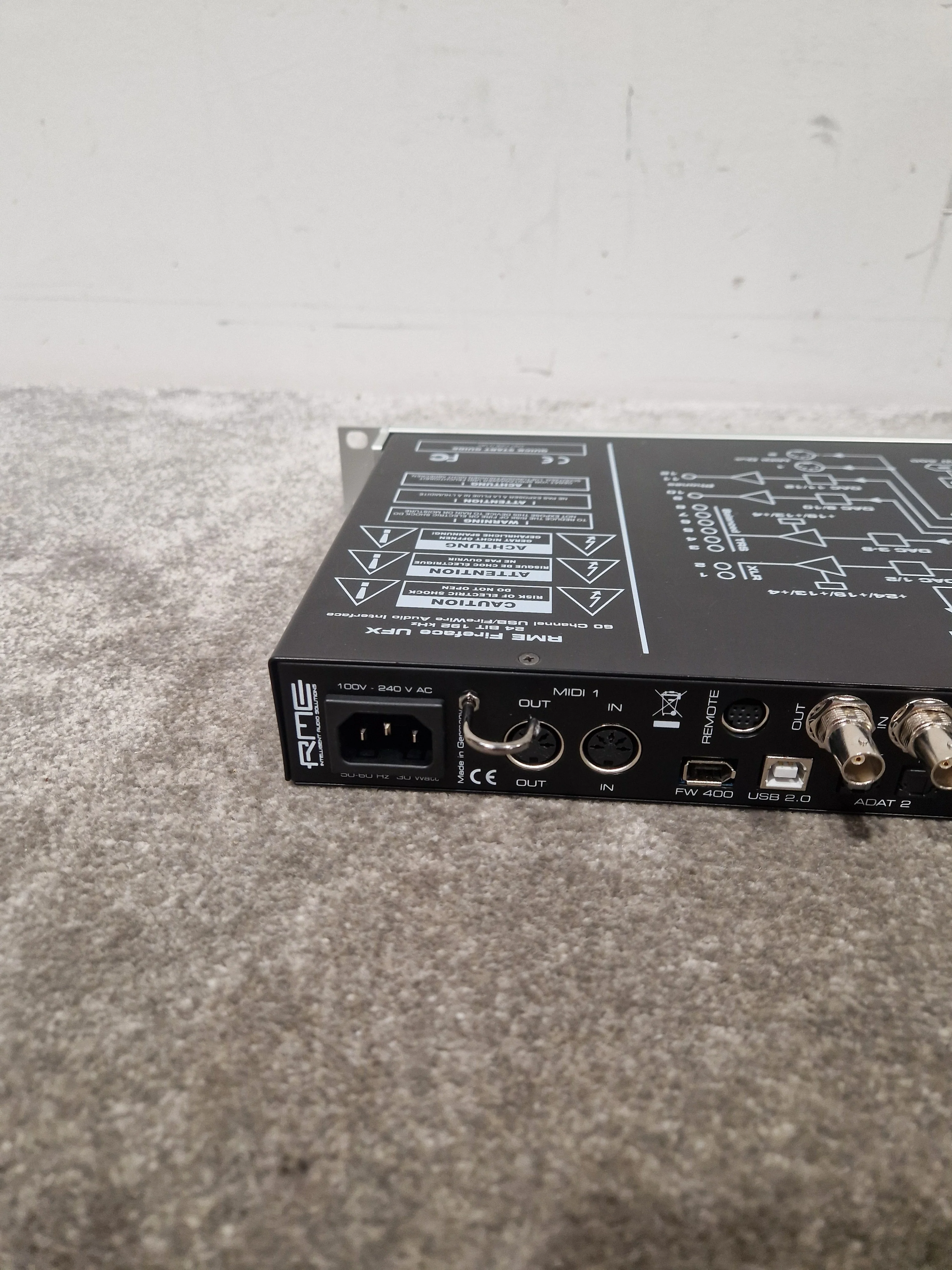 RME Fire Face UFX-24 Bit 192 Khz - High-Performance Audio Interface - Excellent w/ Power Supply - Image 10