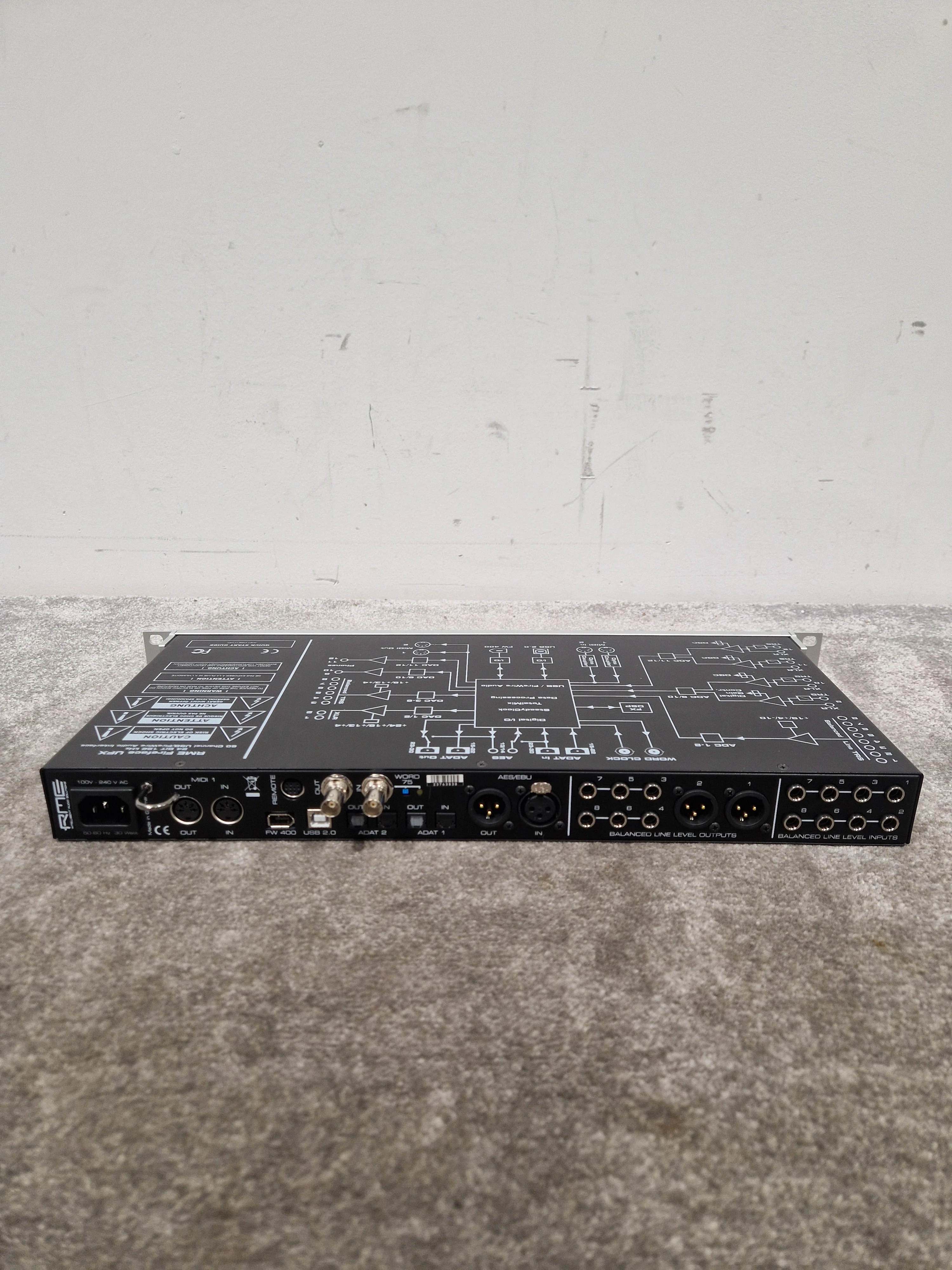 RME Fire Face UFX-24 Bit 192 Khz - High-Performance Audio Interface - Excellent w/ Power Supply - Image 6