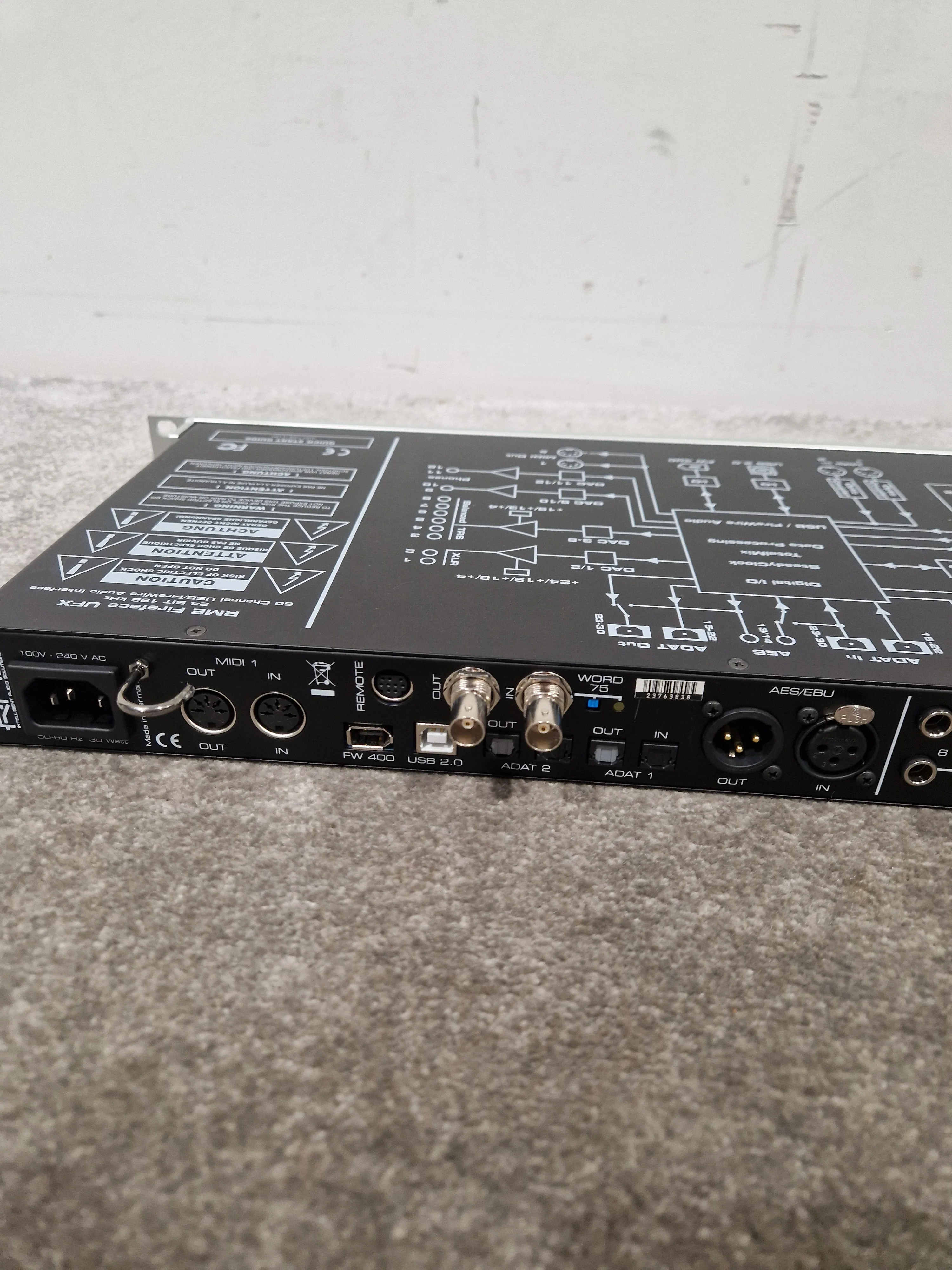 RME Fire Face UFX-24 Bit 192 Khz - High-Performance Audio Interface - Excellent w/ Power Supply - Image 9
