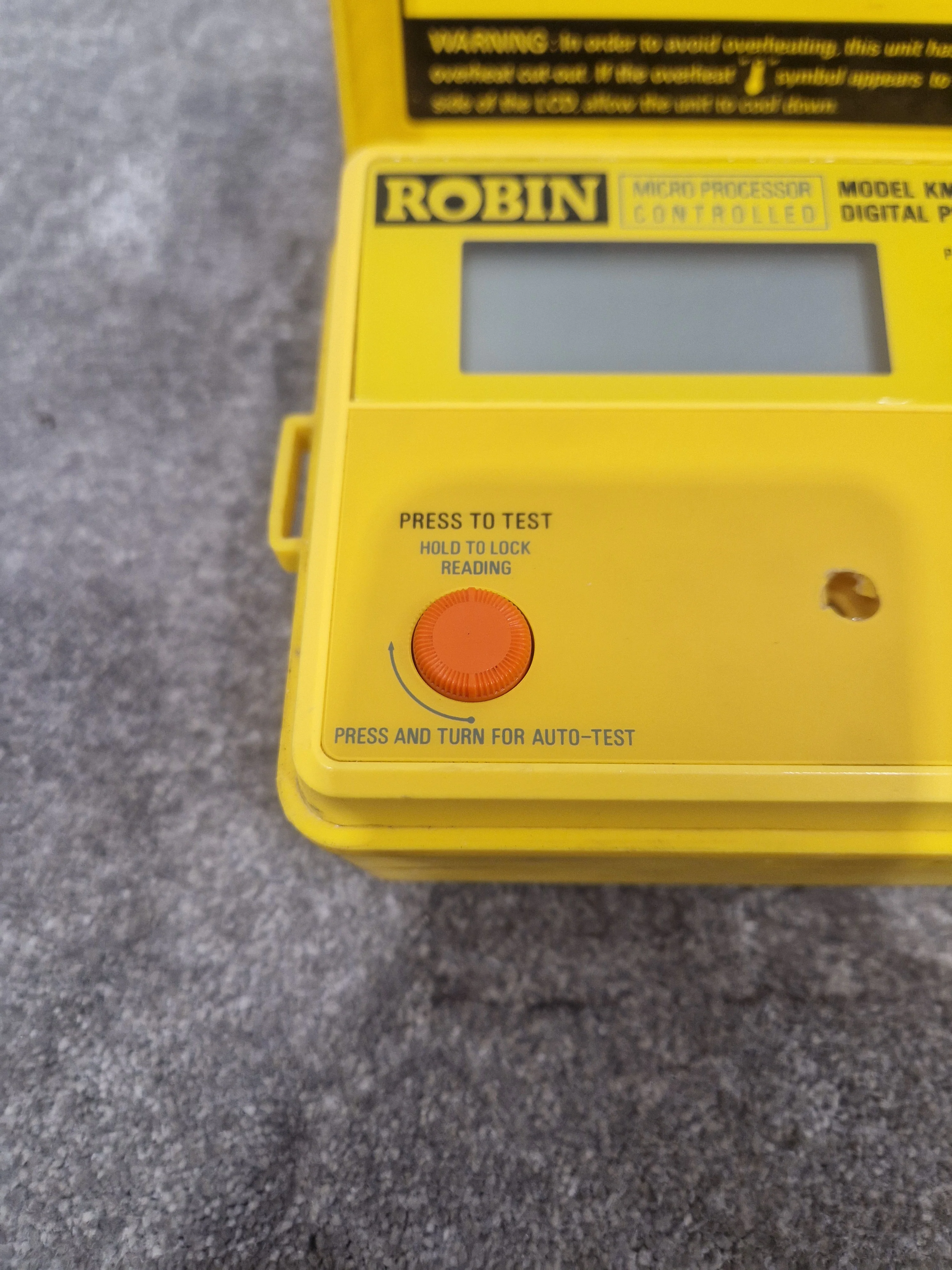 Robin KMP 4120 Digital PSC-loop tester - High Accuracy, Easy-to-Use - Very Good - Image 4