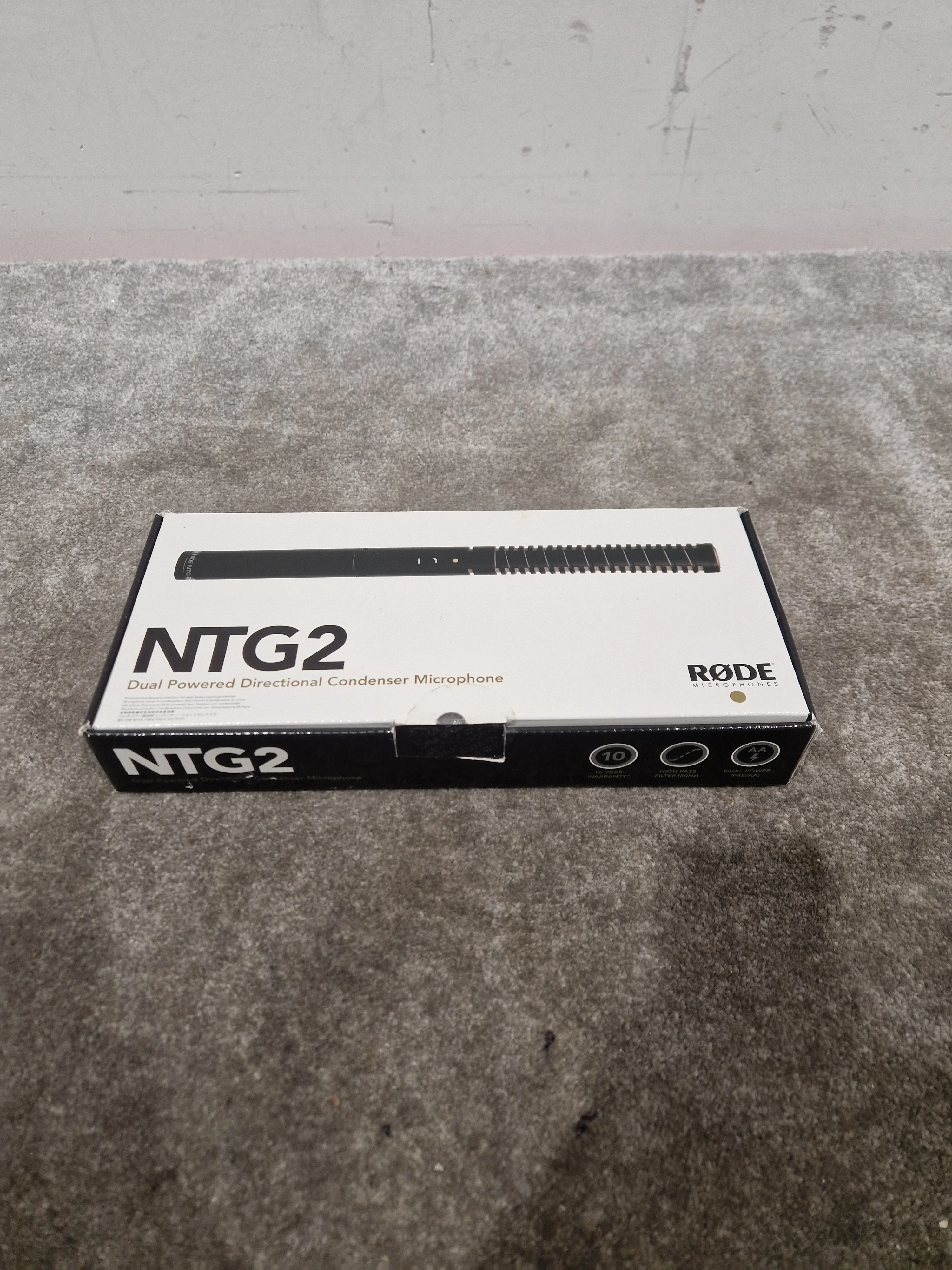 RØDE NTG2 - Shotgun Condenser Microphone - Excellent w/ Soft Case, Original Box & Manuals - Image 8