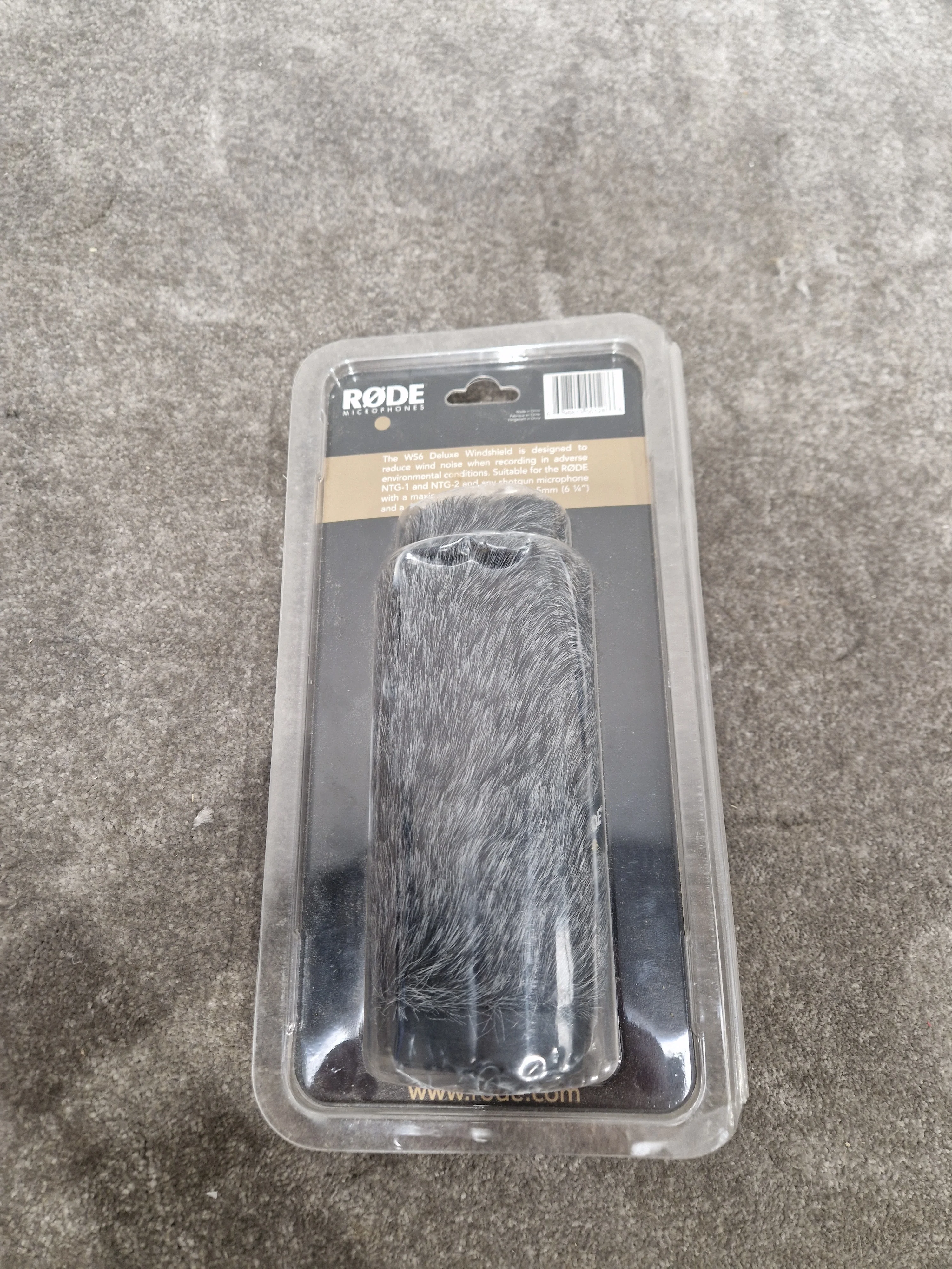 Rode WS6 Windshield - Pop Filter, Foam Design - Open Box New Sealed in original packaging - Image 2